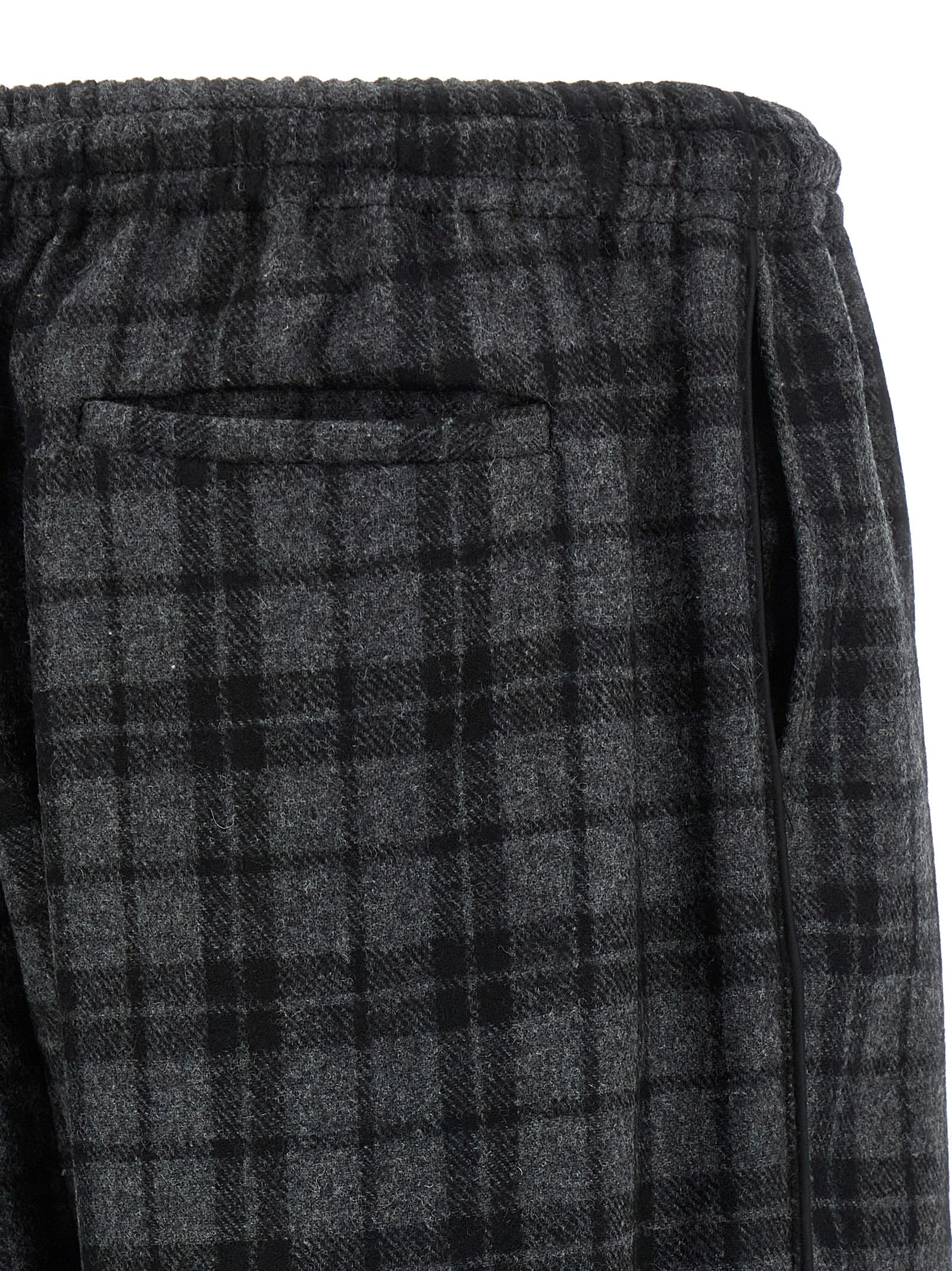 WILLY CHAVARRIA Gray Wool Casual Pants