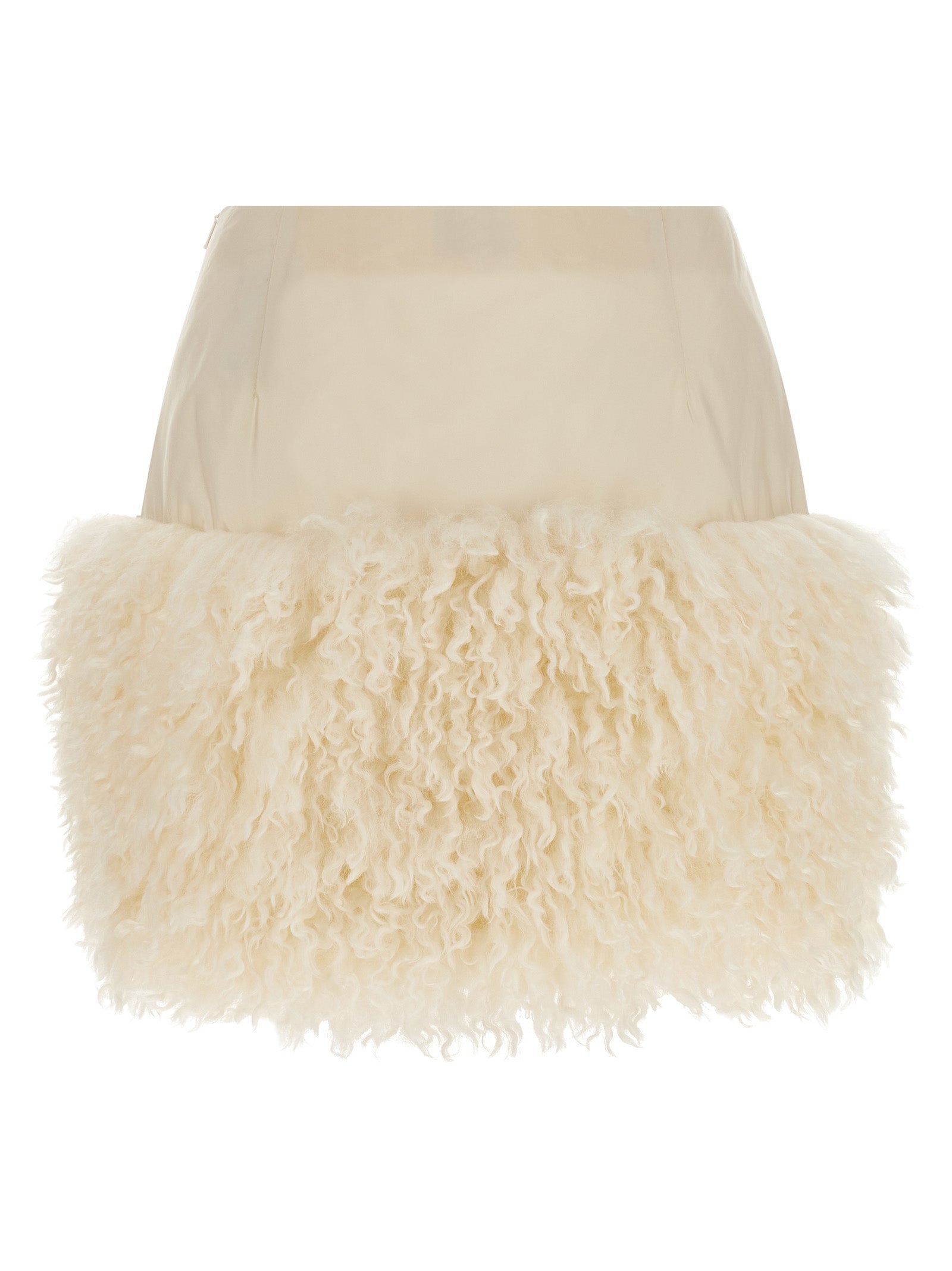 Moncler White Polyamide Long Skirt