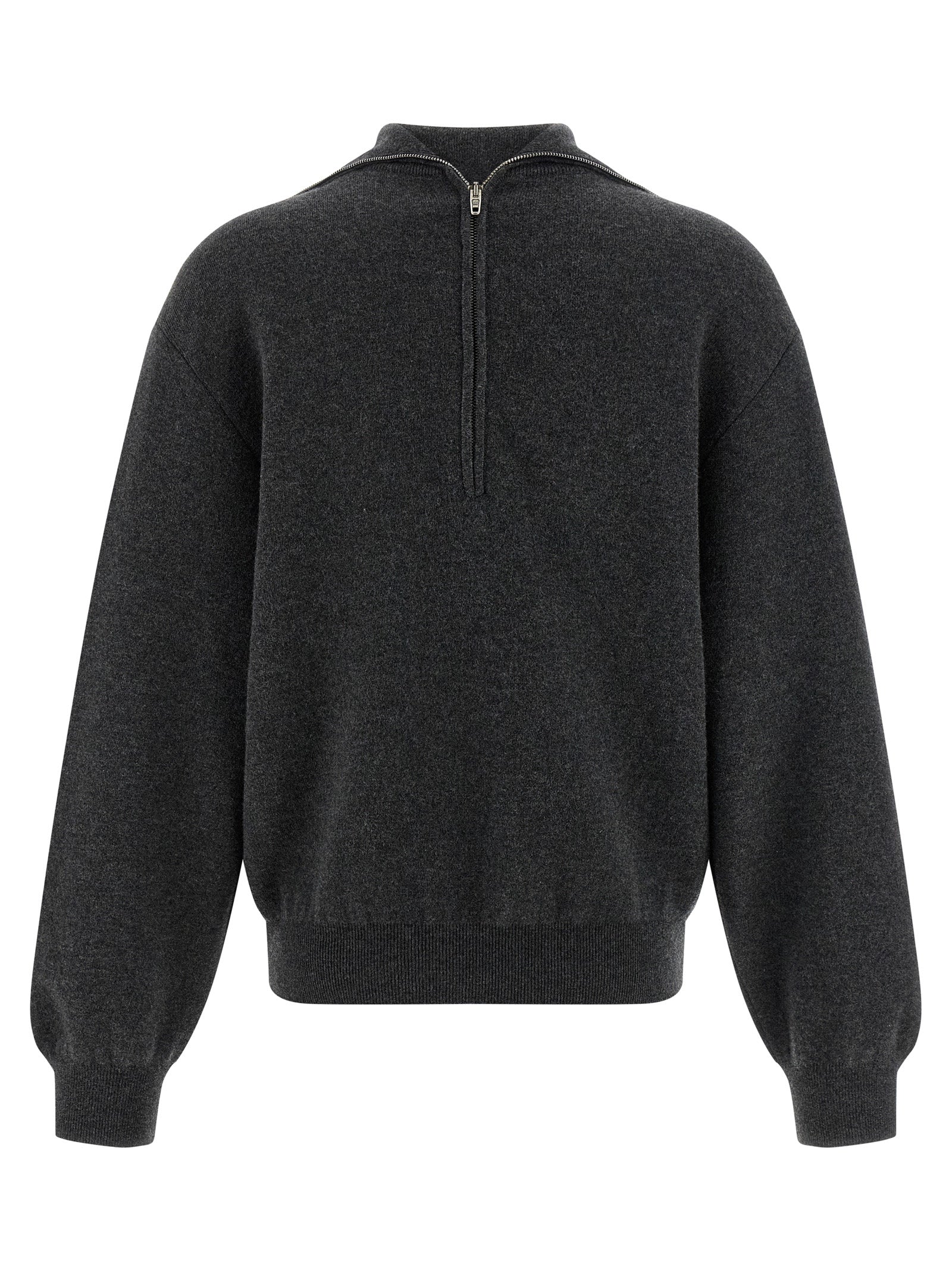 Balenciaga Gray Wool Cardigan