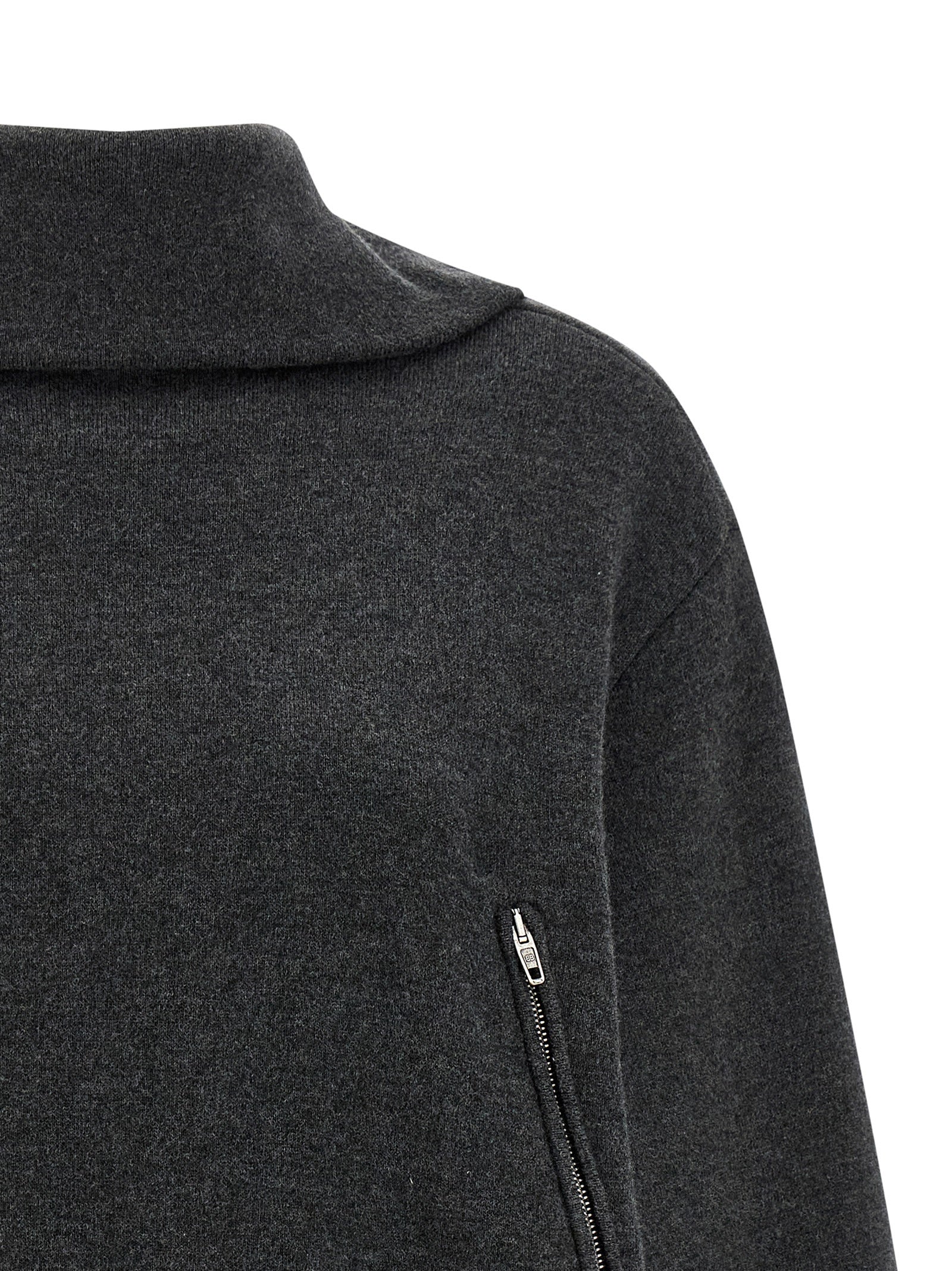 Balenciaga Gray Wool Cardigan