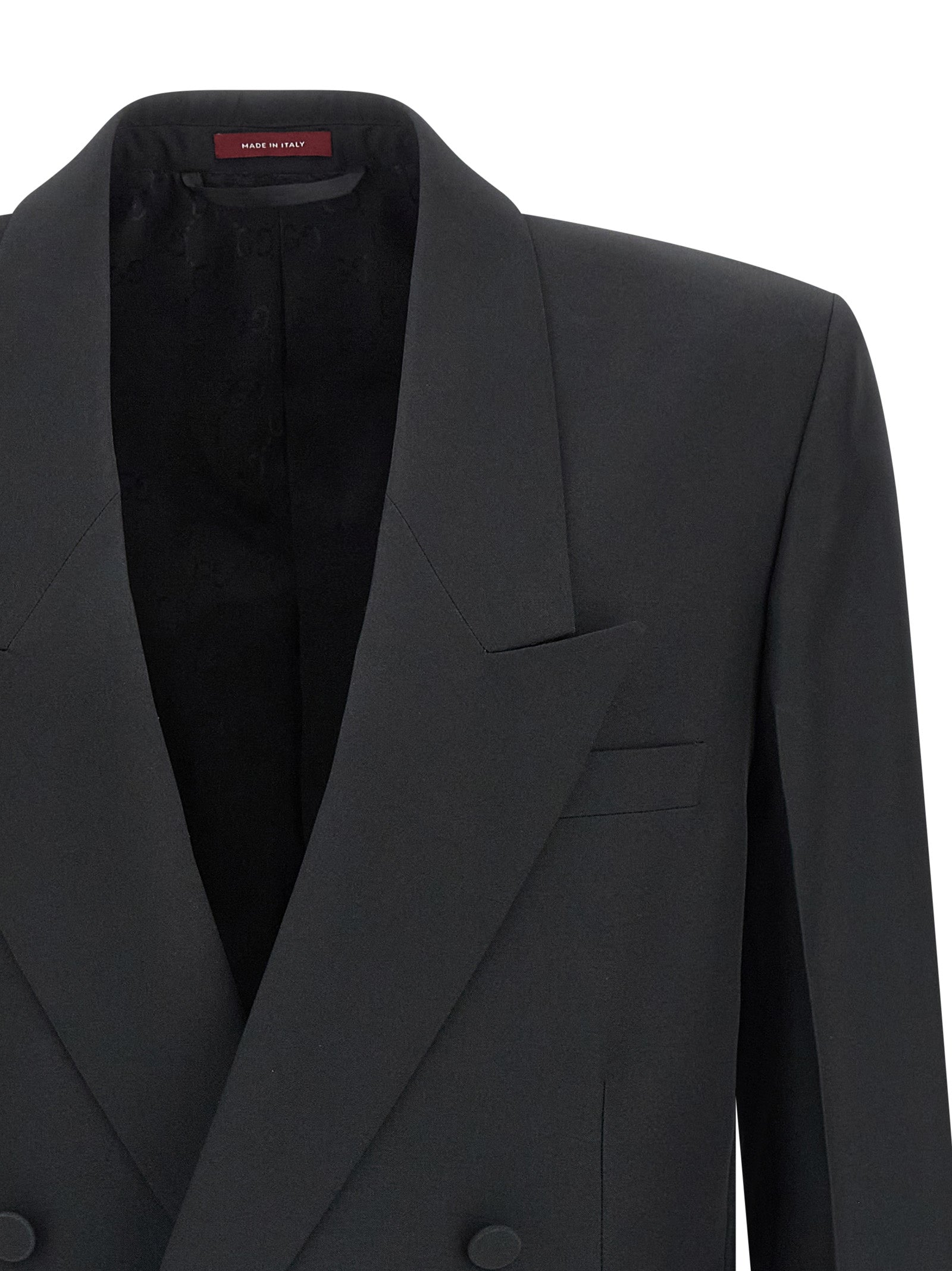 Gucci Black Polyester Blazer