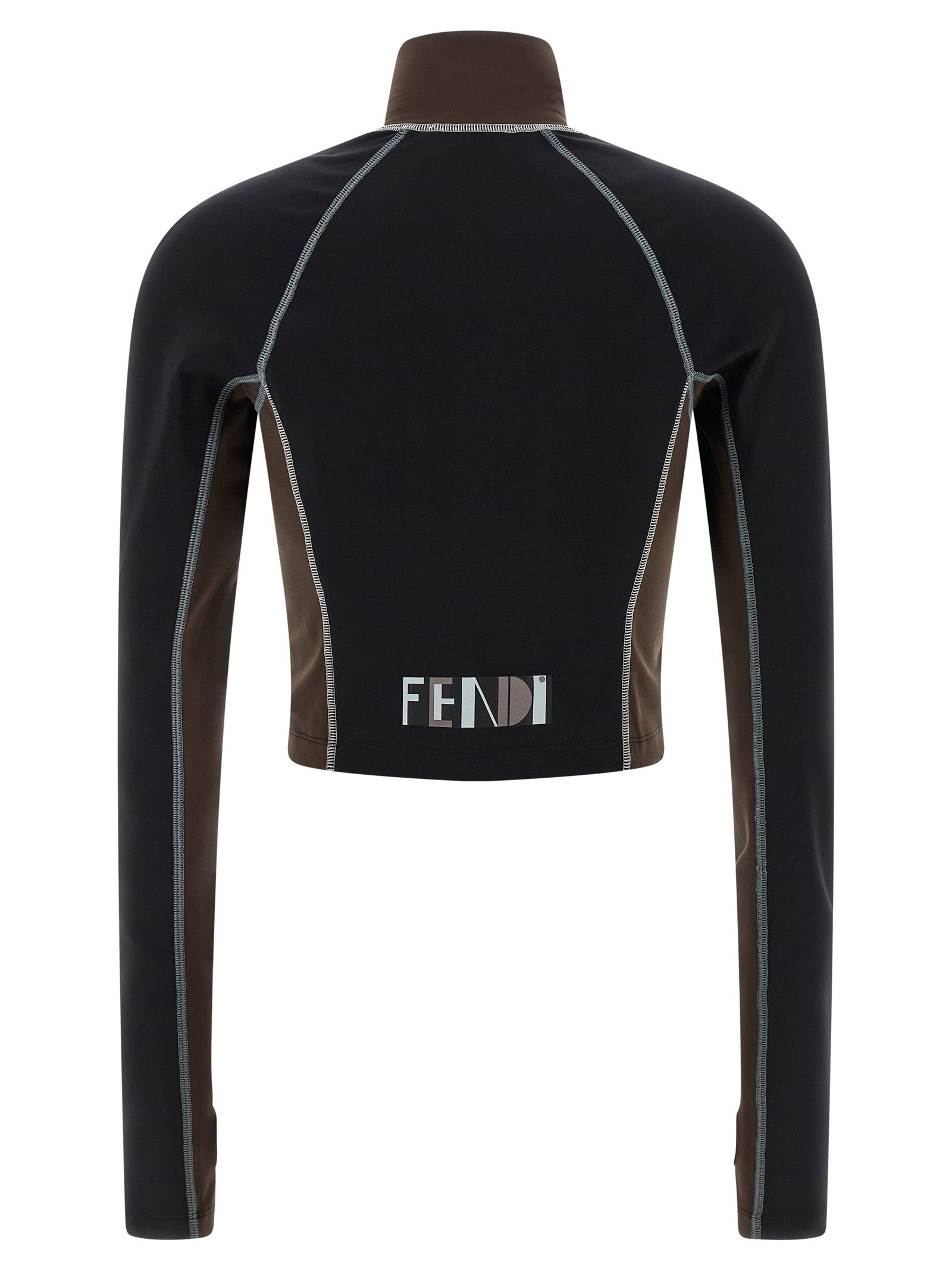 Fendi Black Polyamide Top