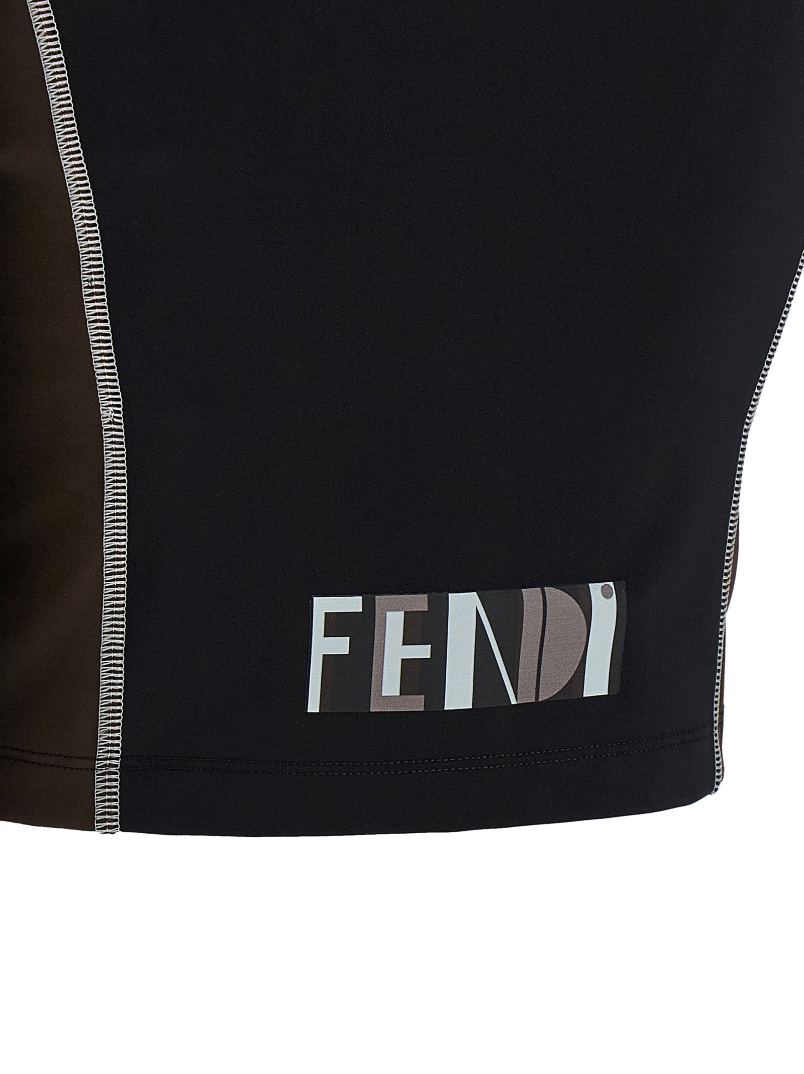 Fendi Black Polyamide Top