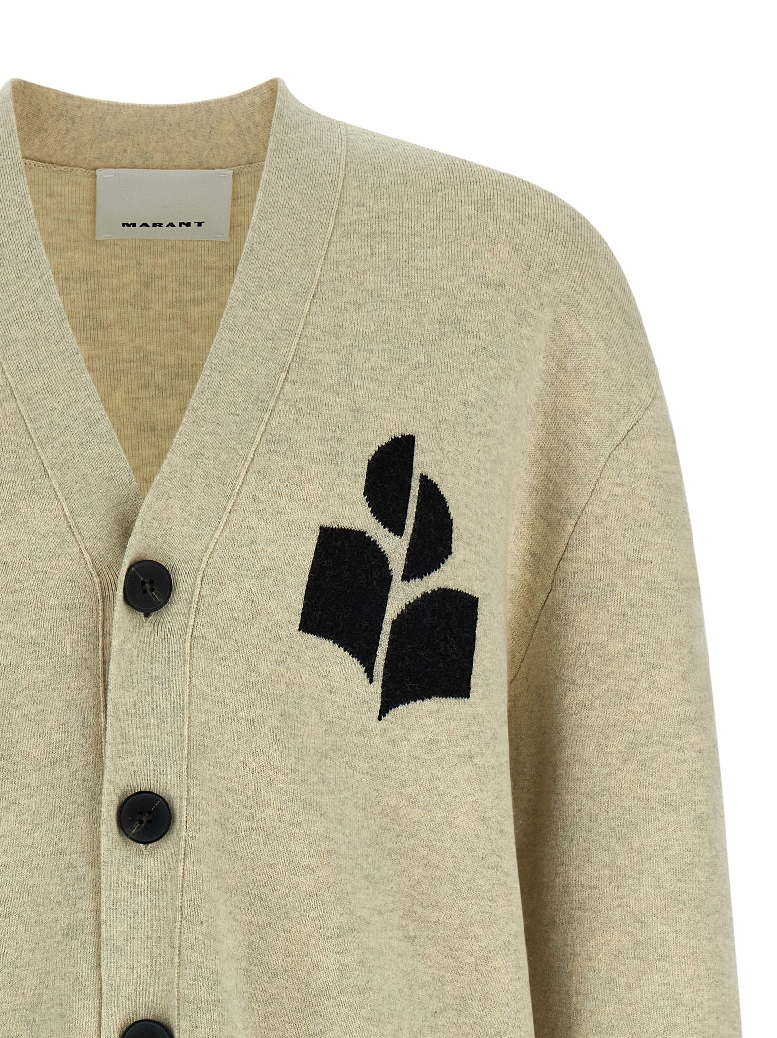 Isabel Marant Gray Cotton Cardigan