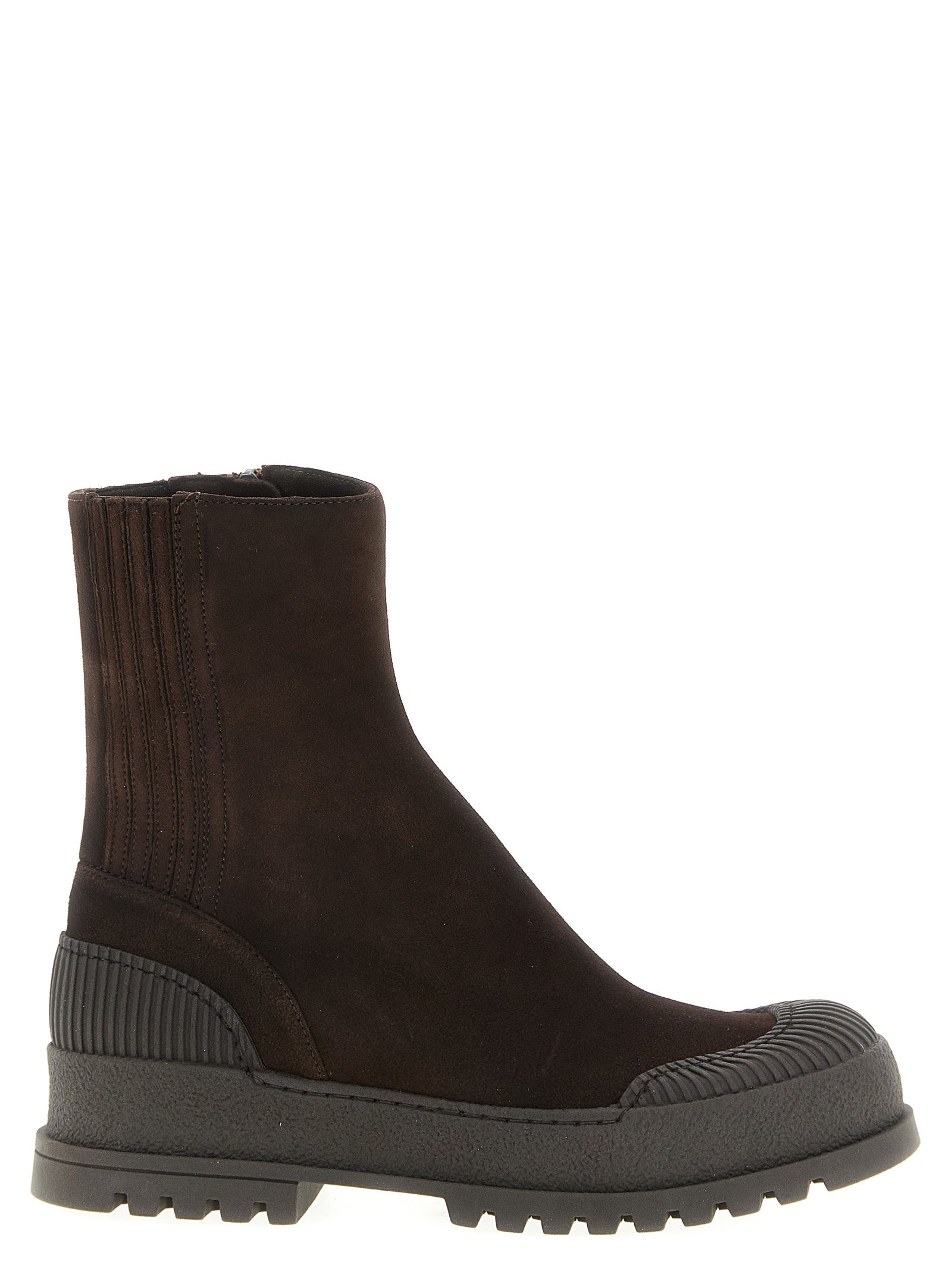 Aquazzura Brown Goatskin Ankle Boots