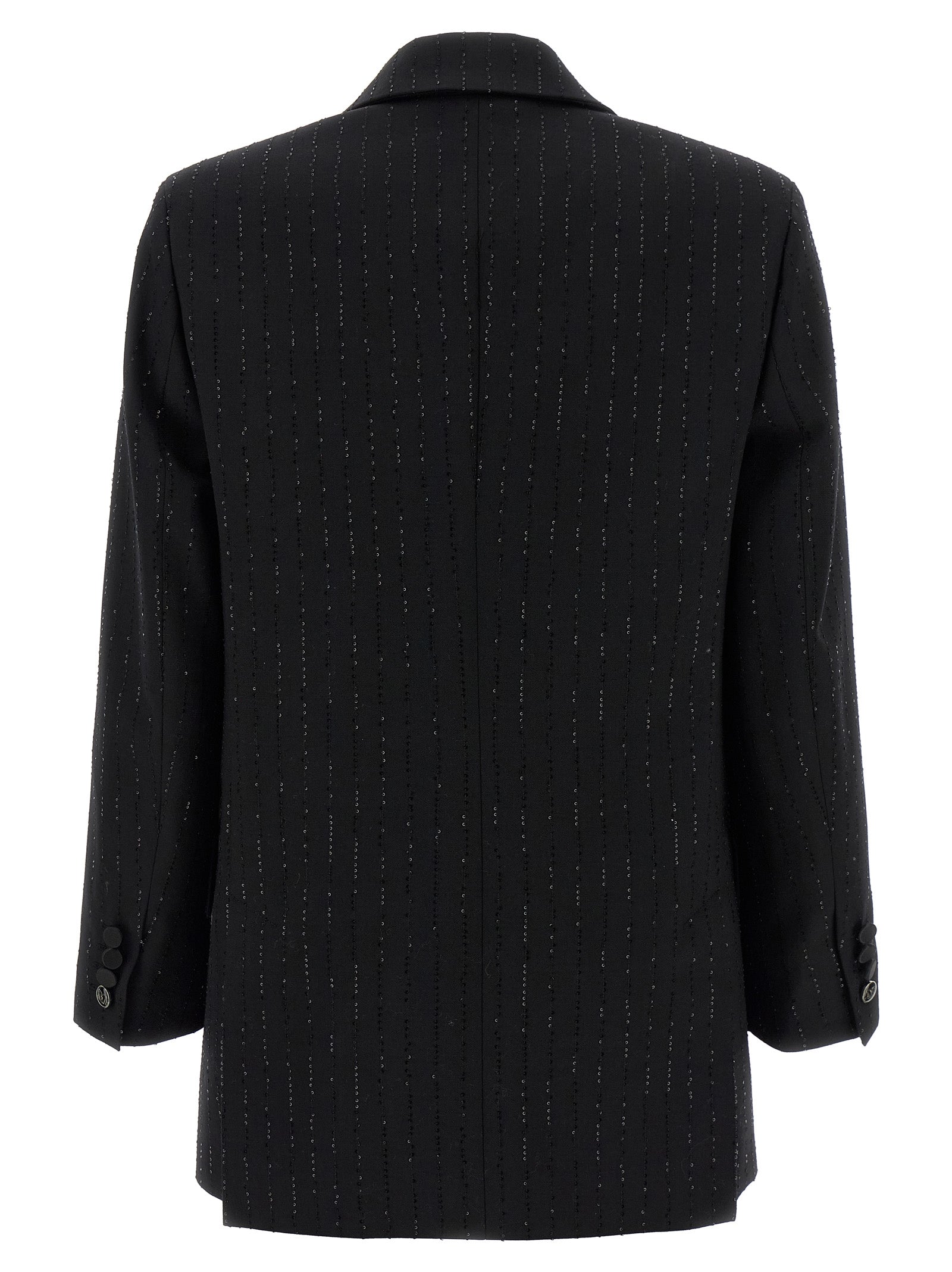 Max Mara Black Virgin Wool Blazer