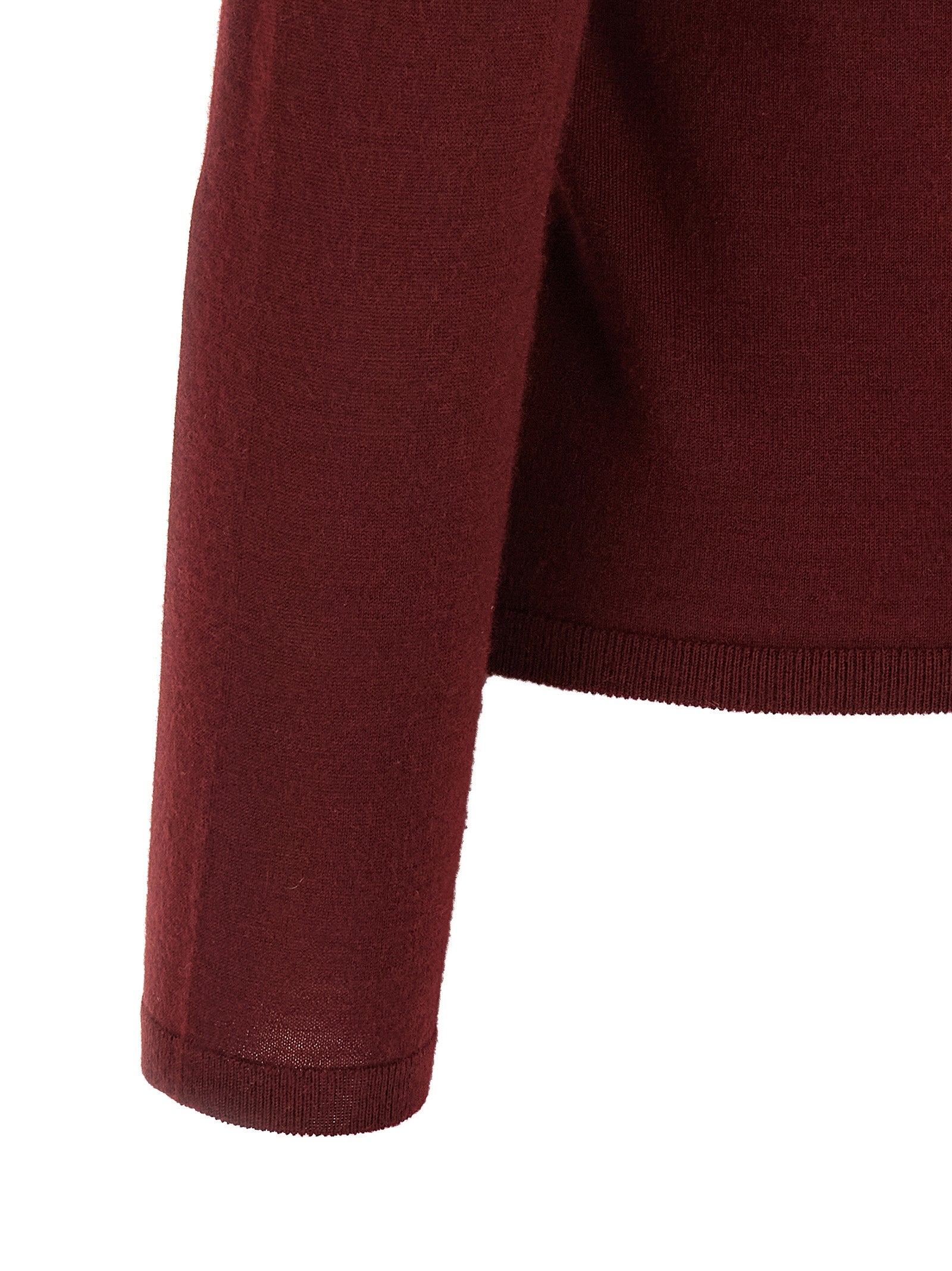 Max Mara Bordeaux Cashmere Cardigan