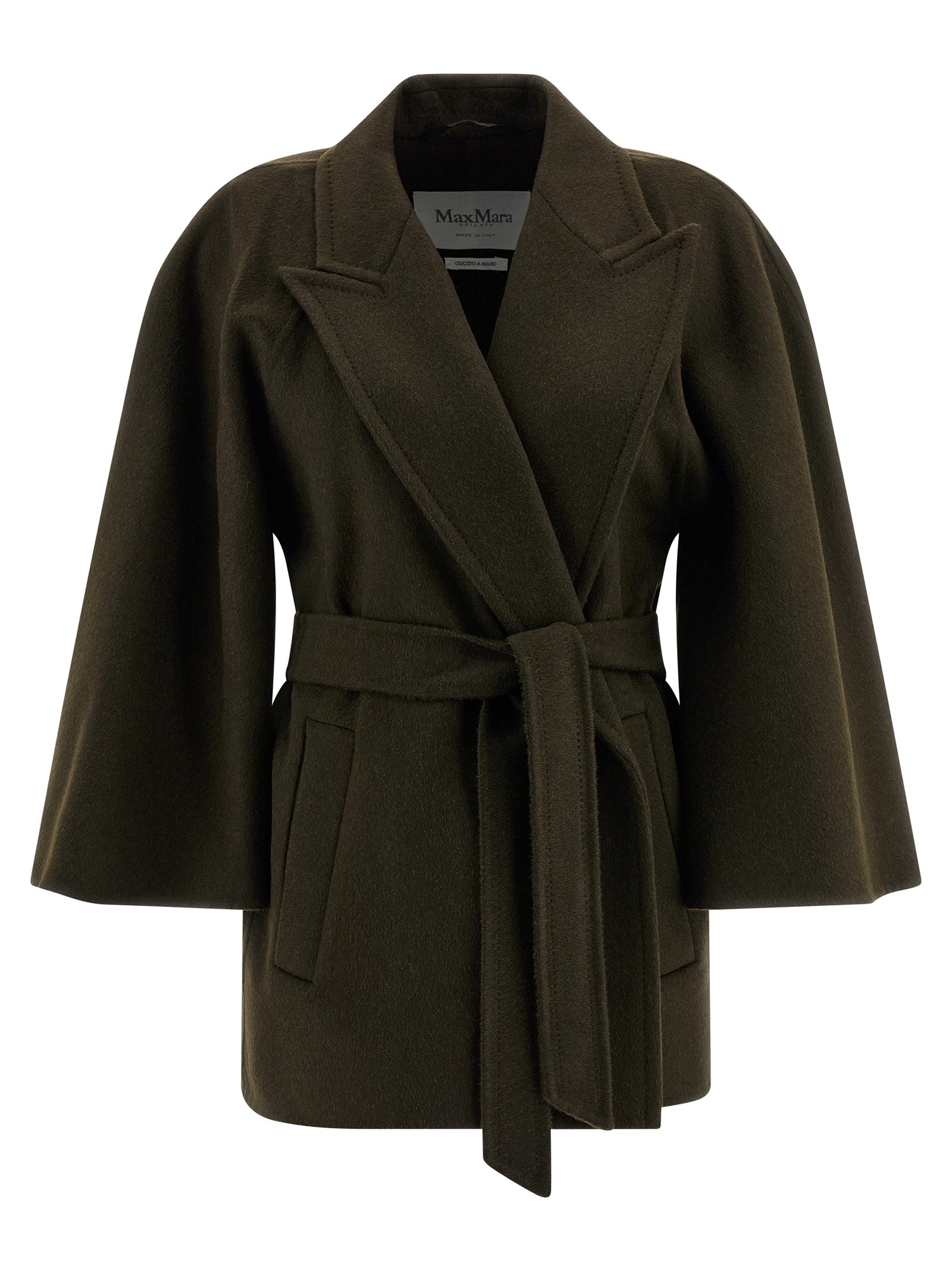Max Mara Bicolor Wool Coat