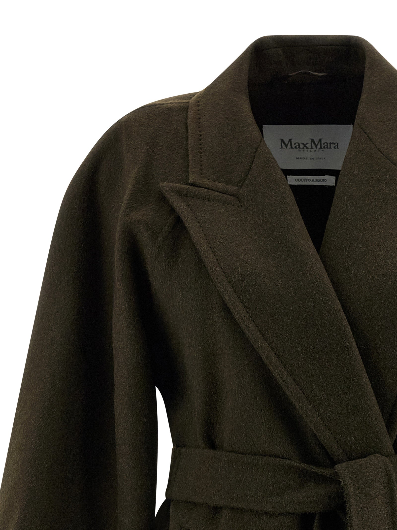 Max Mara Bicolor Wool Coat
