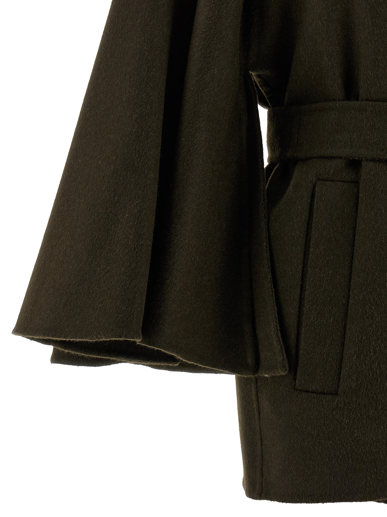 Max Mara Bicolor Wool Coat