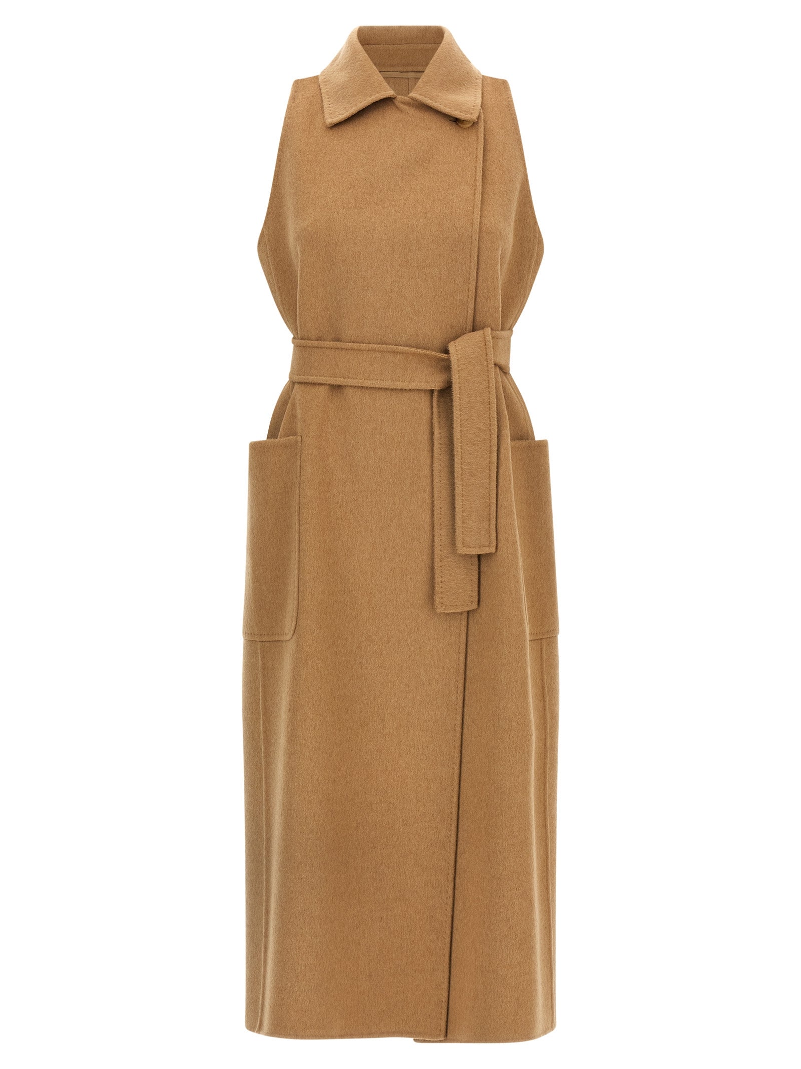 Max Mara Beige Wool Coat