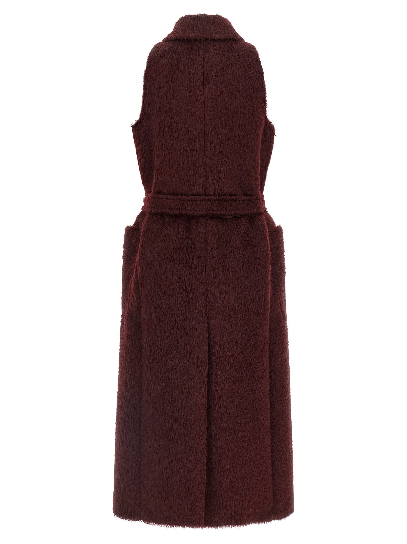 Max Mara Bordeaux Wool Coat
