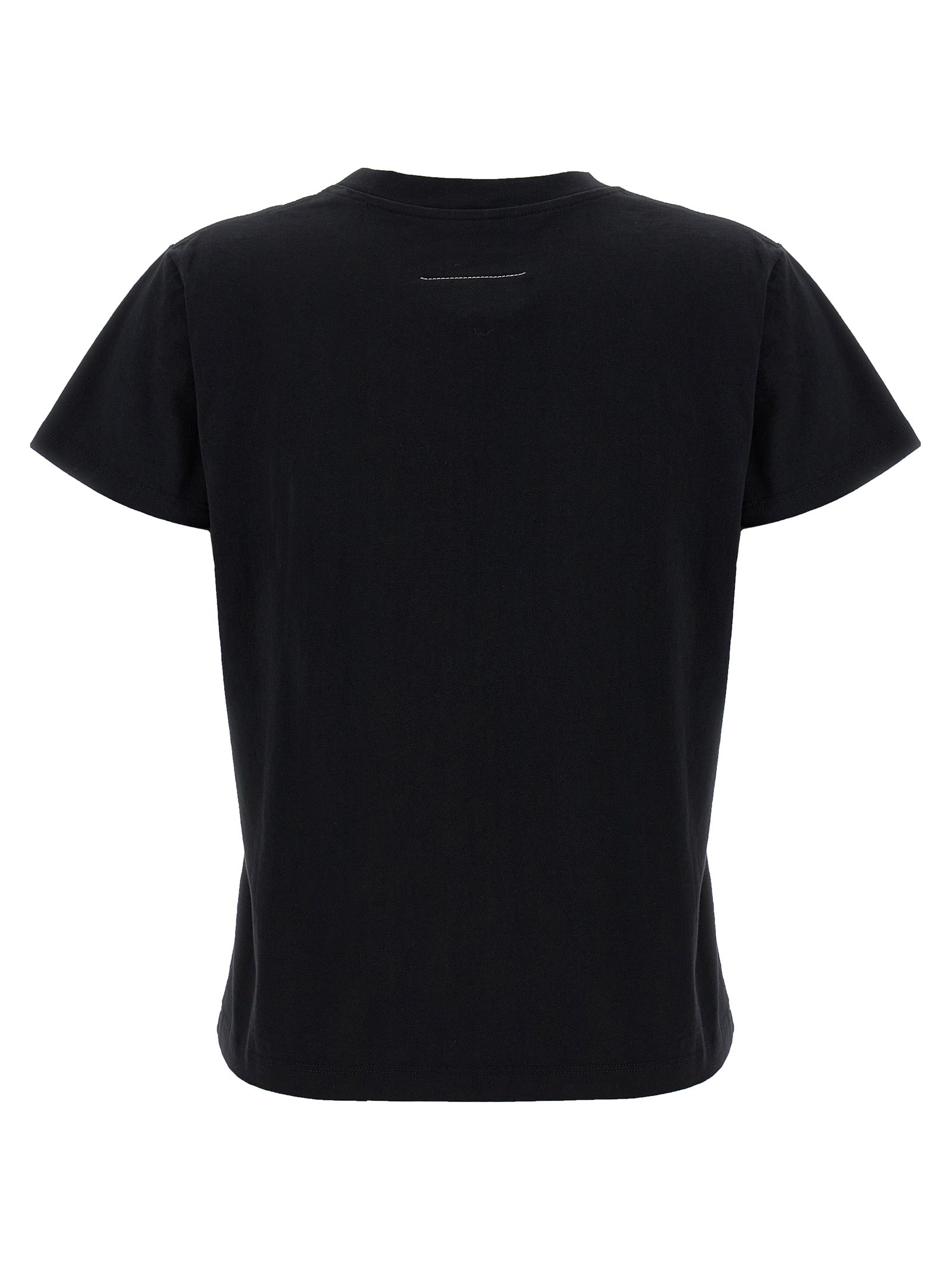 MM6 Maison Margiela Black Cotton T-Shirt