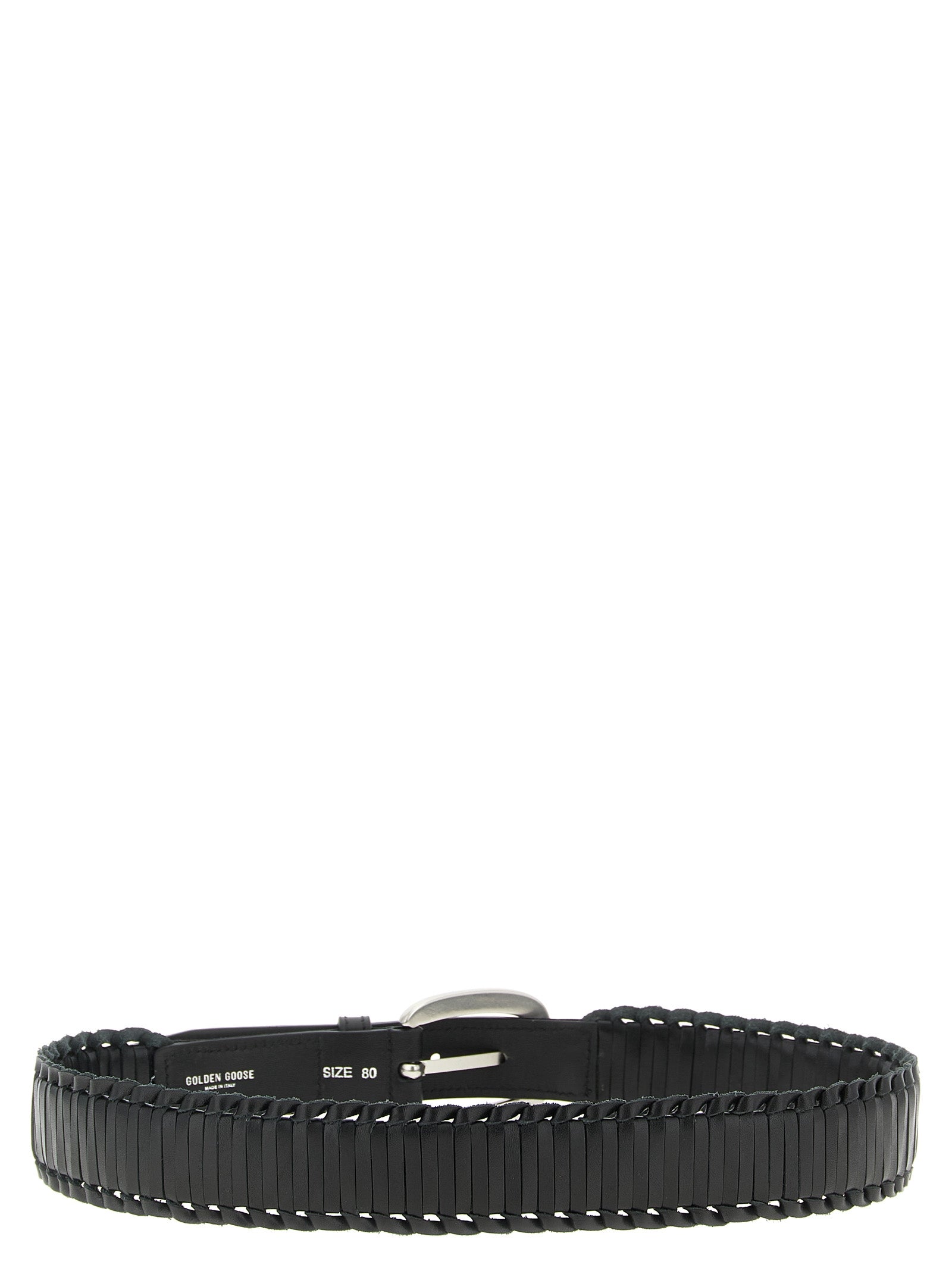 Golden Goose Black Cowhide Regular Belt