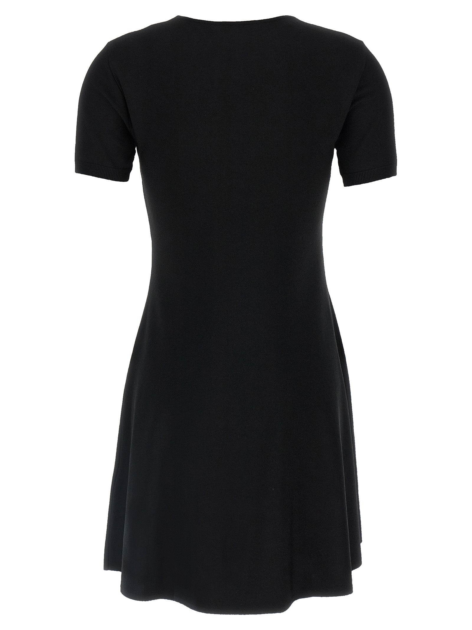 Valentino Garavani Black Viscose Short Dress