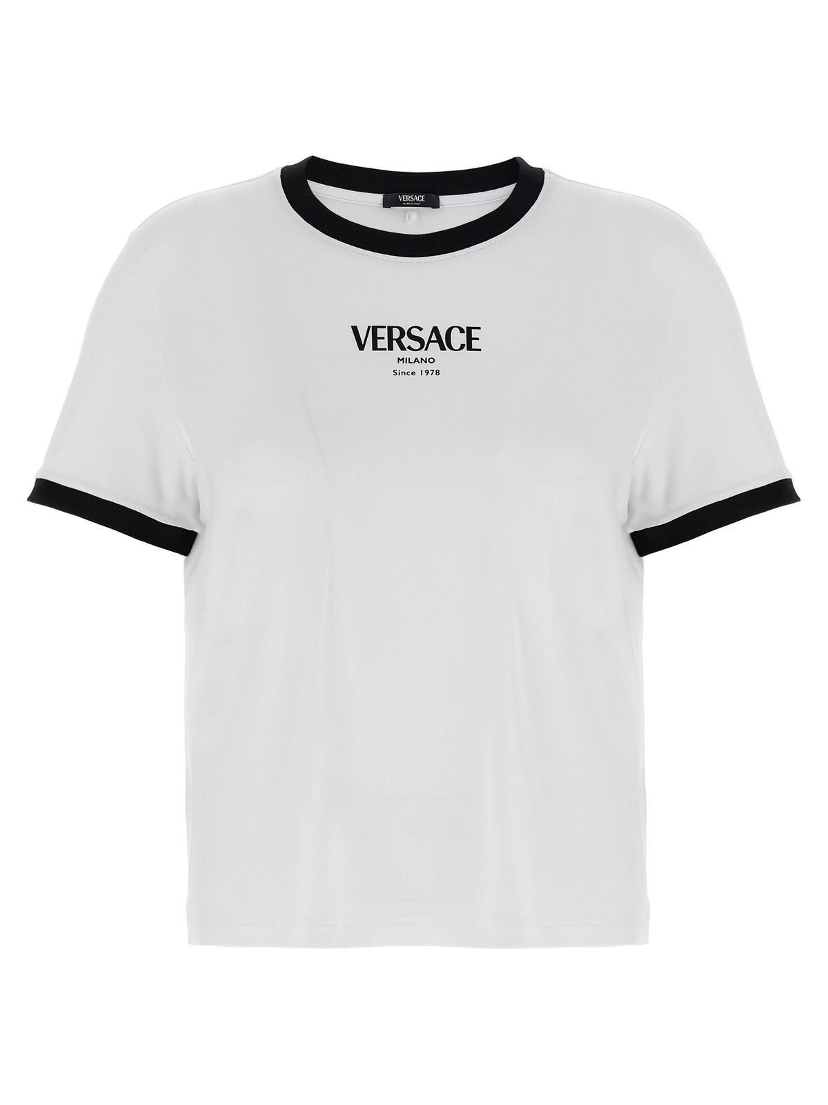 Versace Bicolor Viscose T-Shirt