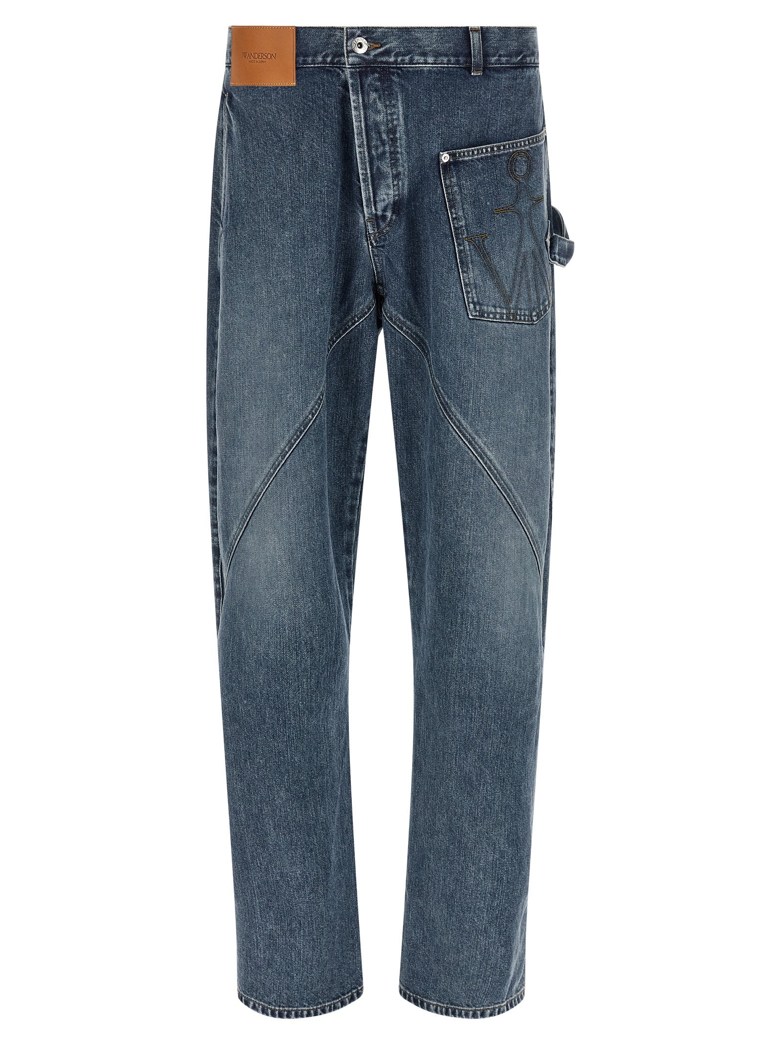 J.W.Anderson Blue Cotton Jeans Denim