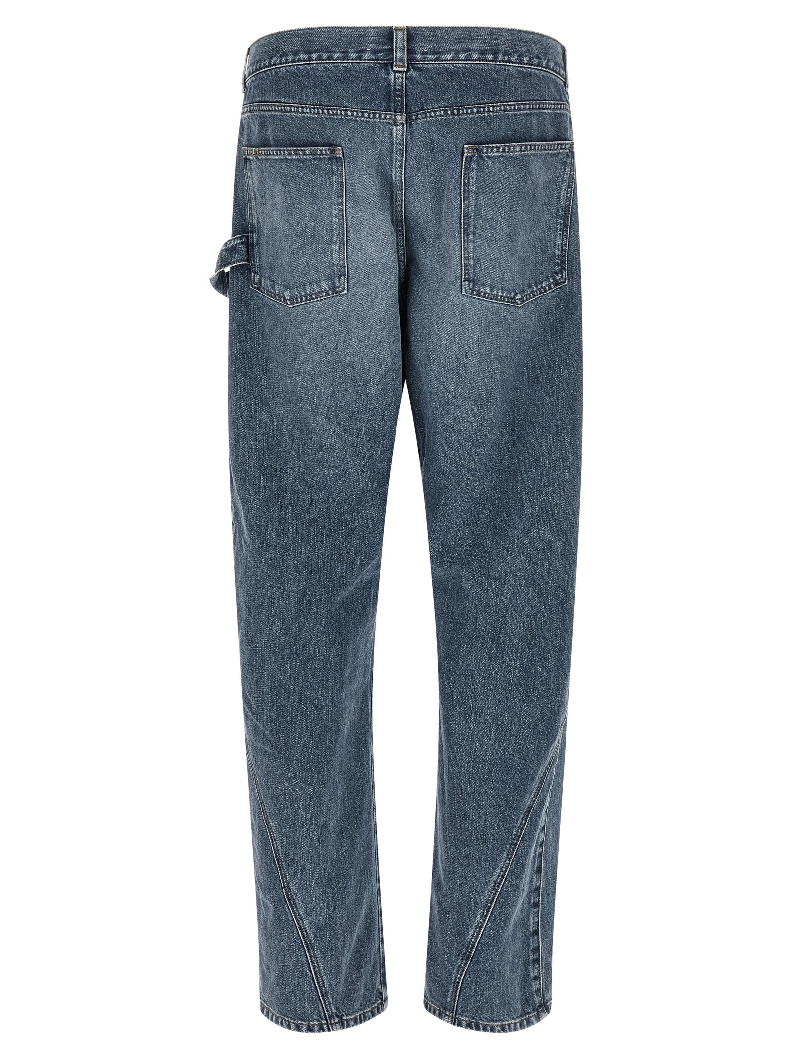J.W.Anderson Blue Cotton Jeans Denim
