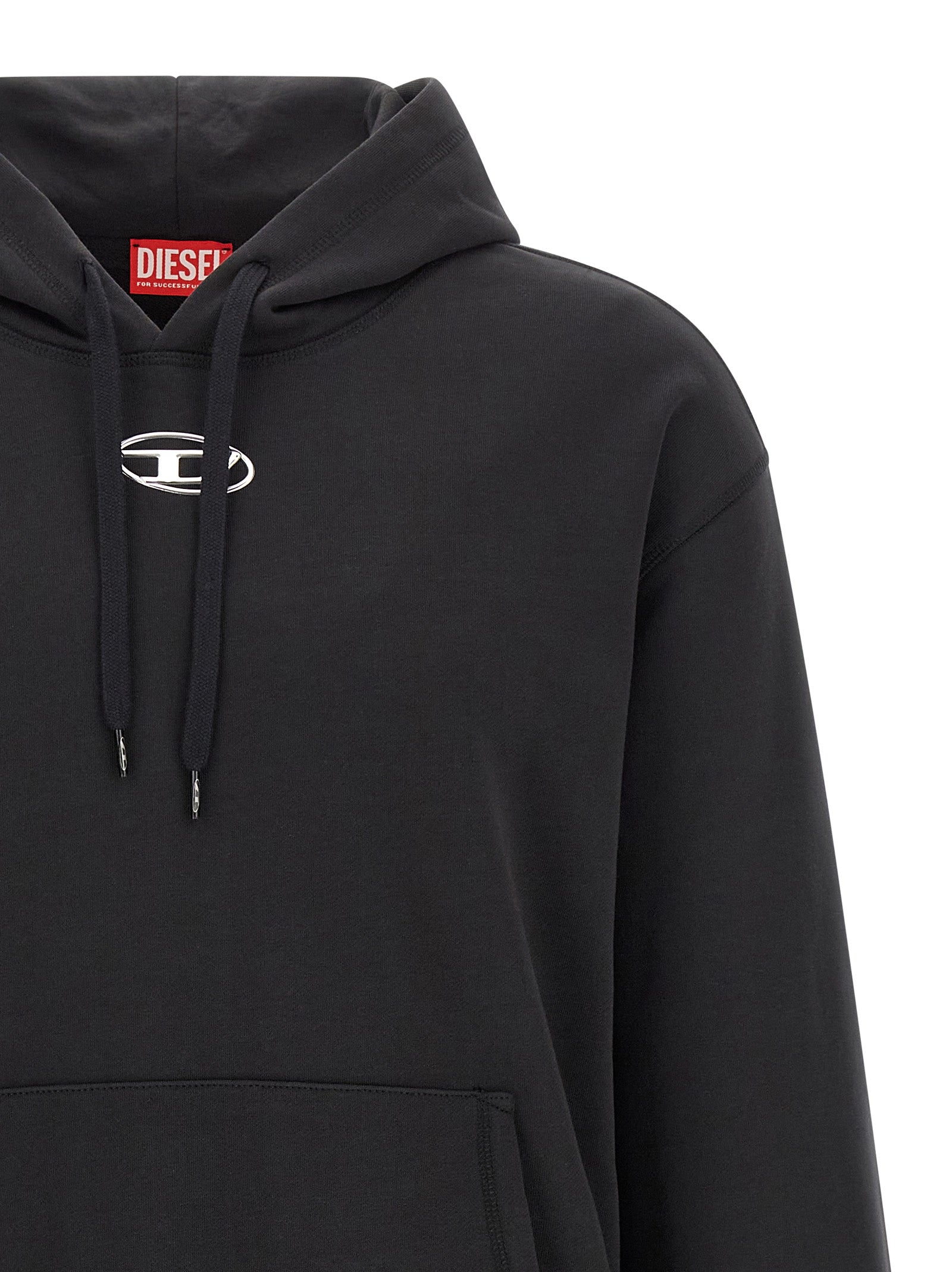 Diesel Black Cotton Sweatshirt