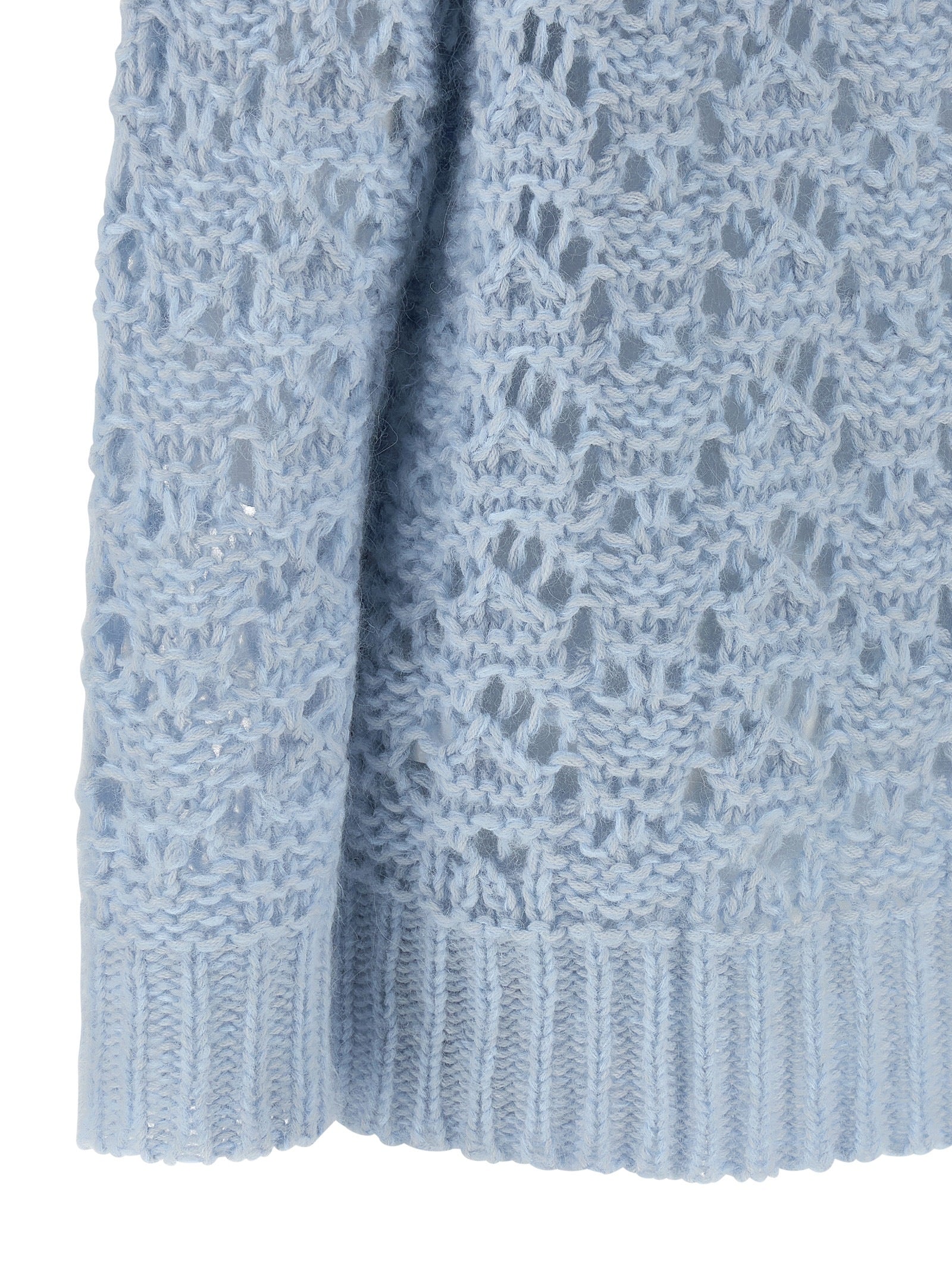 Fabiana Filippi Blue Virgin Wool Cardigan