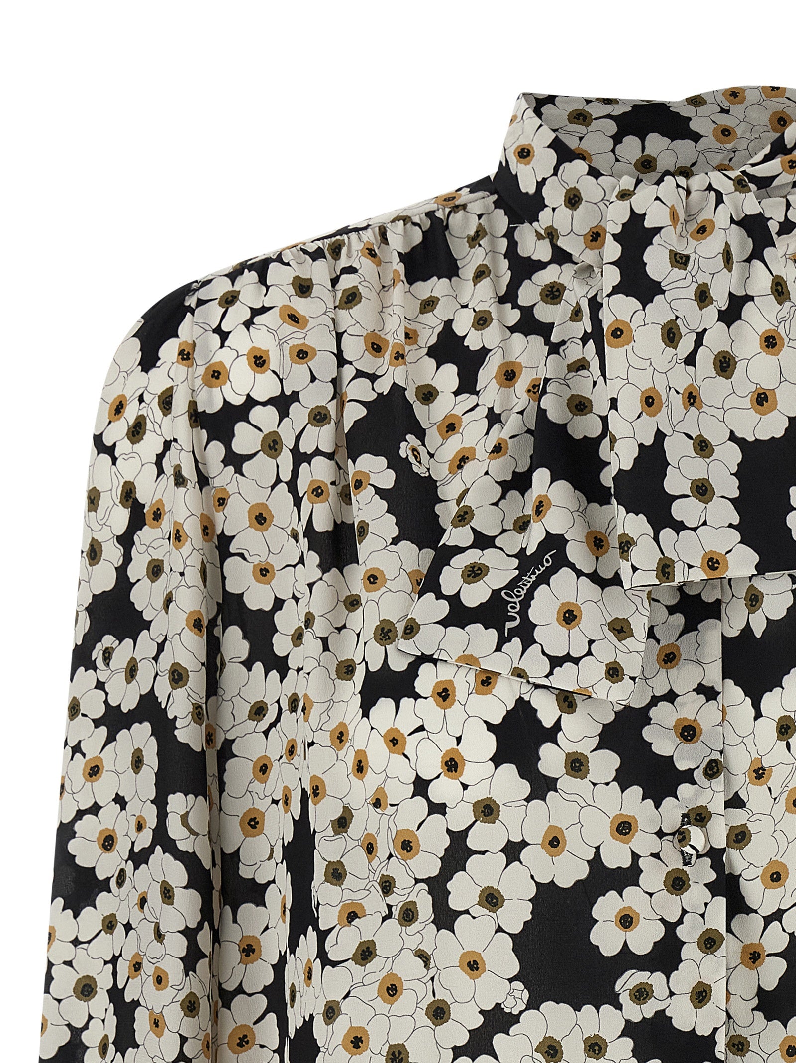 Valentino Garavani Bicolor Silk Blouse
