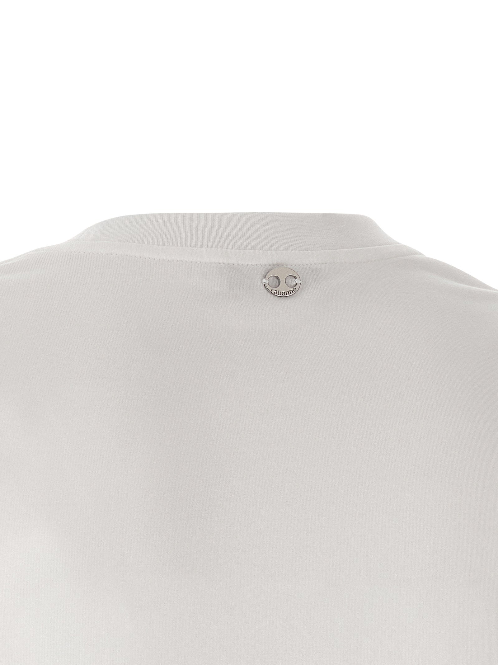 Paco Rabanne White Cotton T-Shirt