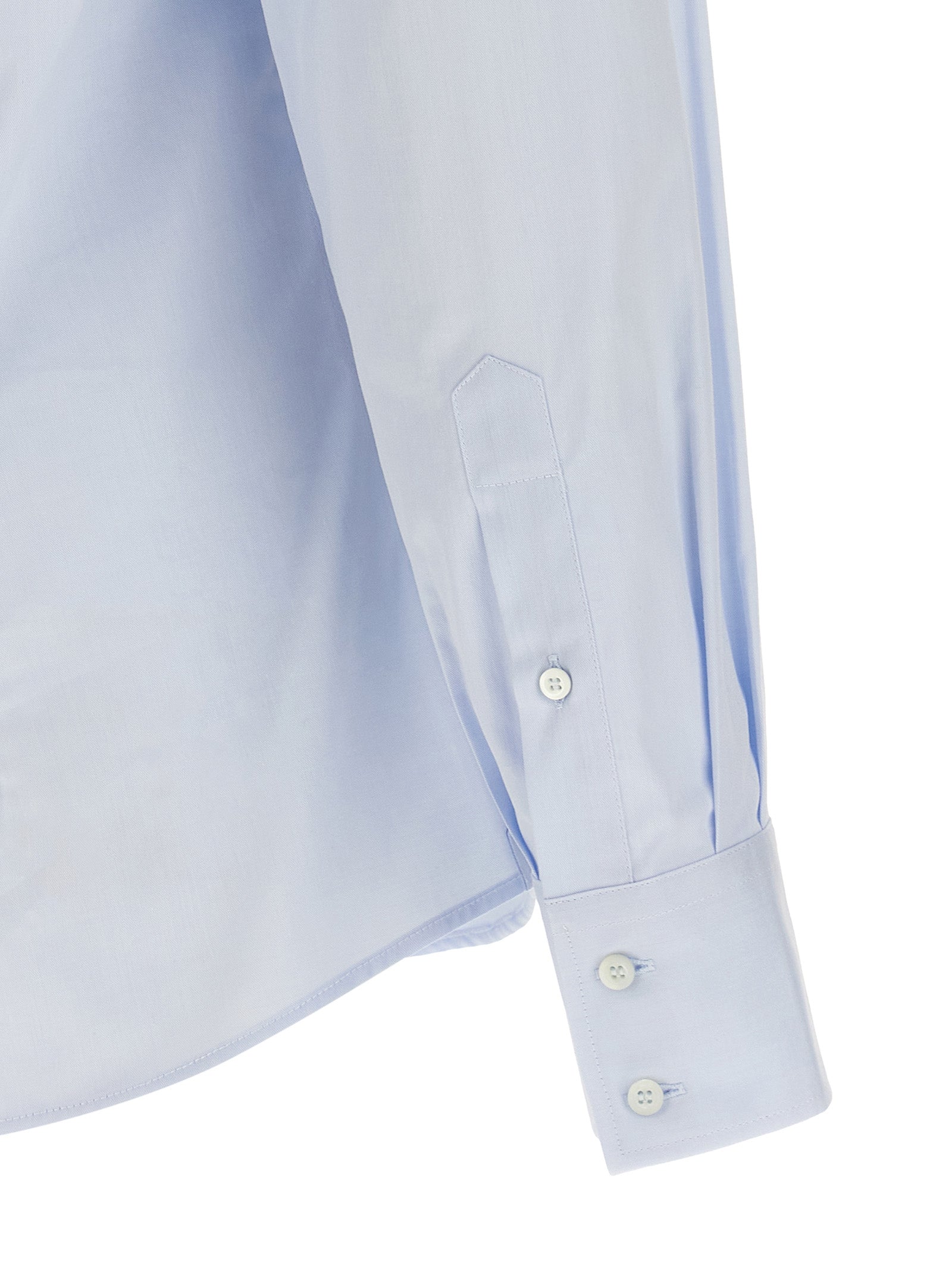 Brunello Cucinelli Blue Cotton Blouse