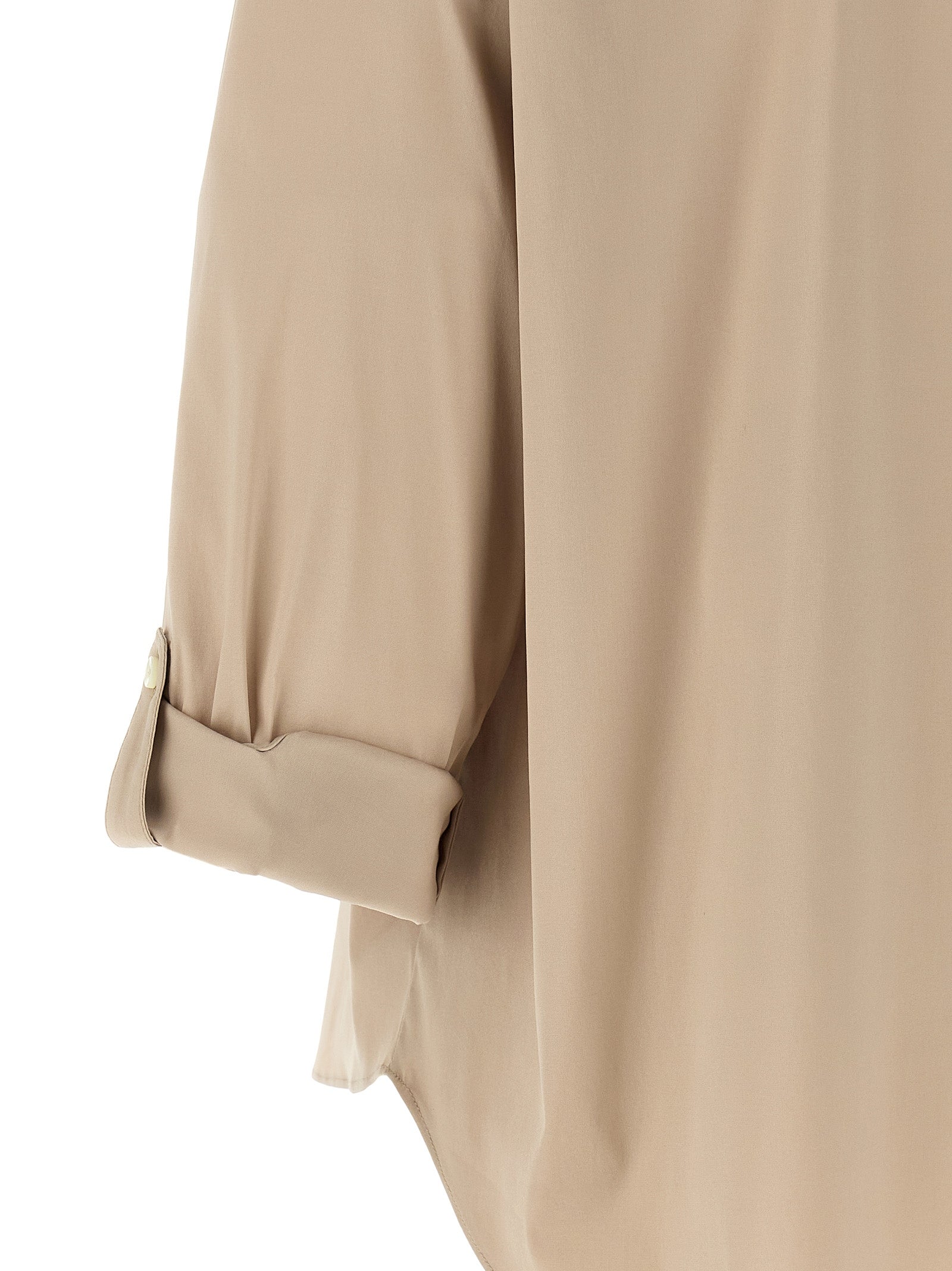 Brunello Cucinelli Beige Cotton Blouse
