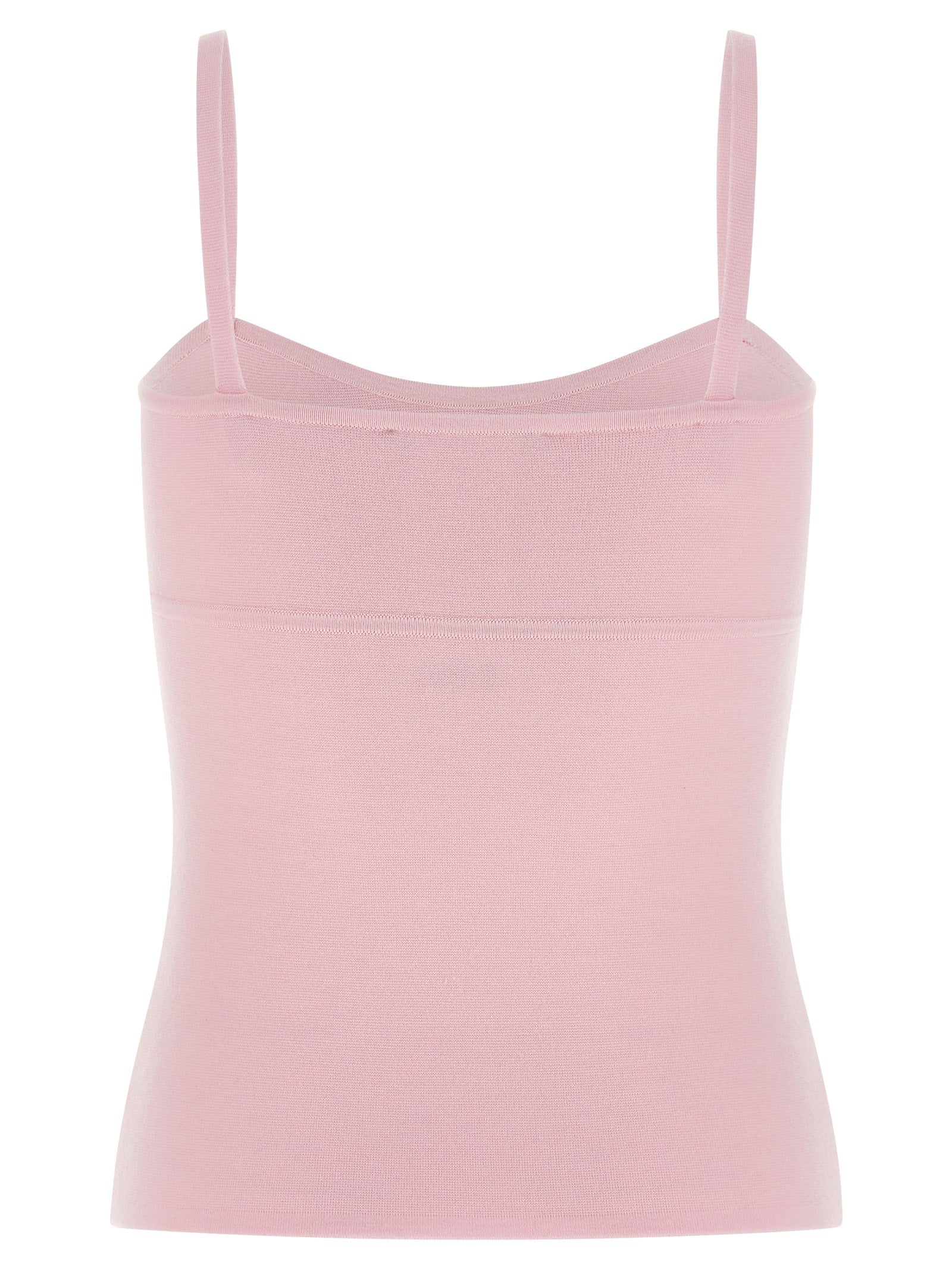 Max Mara Multicolor Virgin Wool Sleeveles T-Shirt
