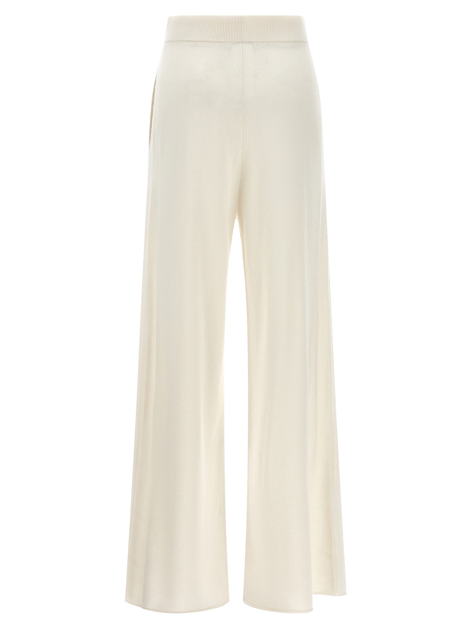 Max Mara White Cashmere Casual Pants