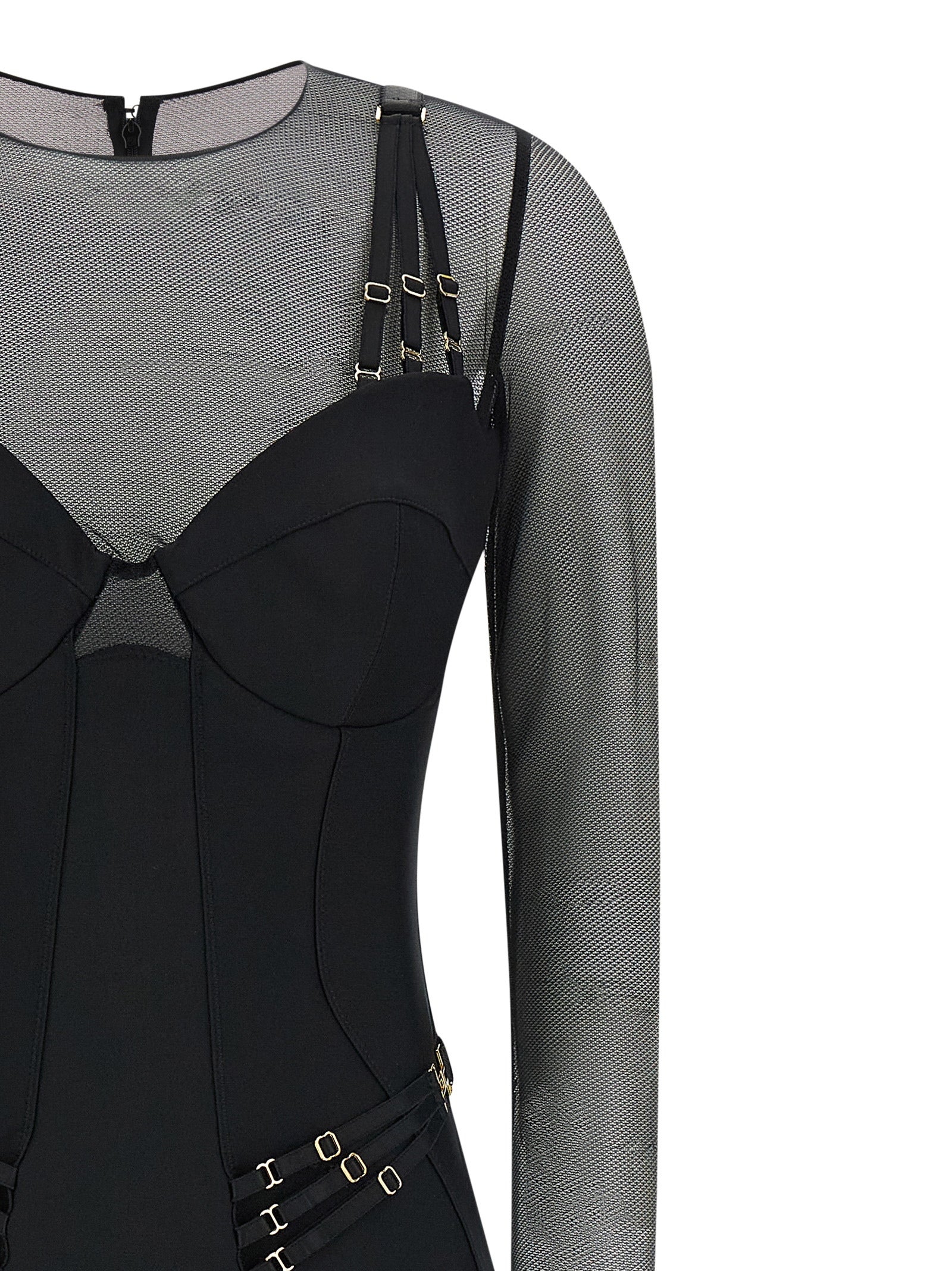 Elisabetta Franchi Black Polyamide Jumpsuit