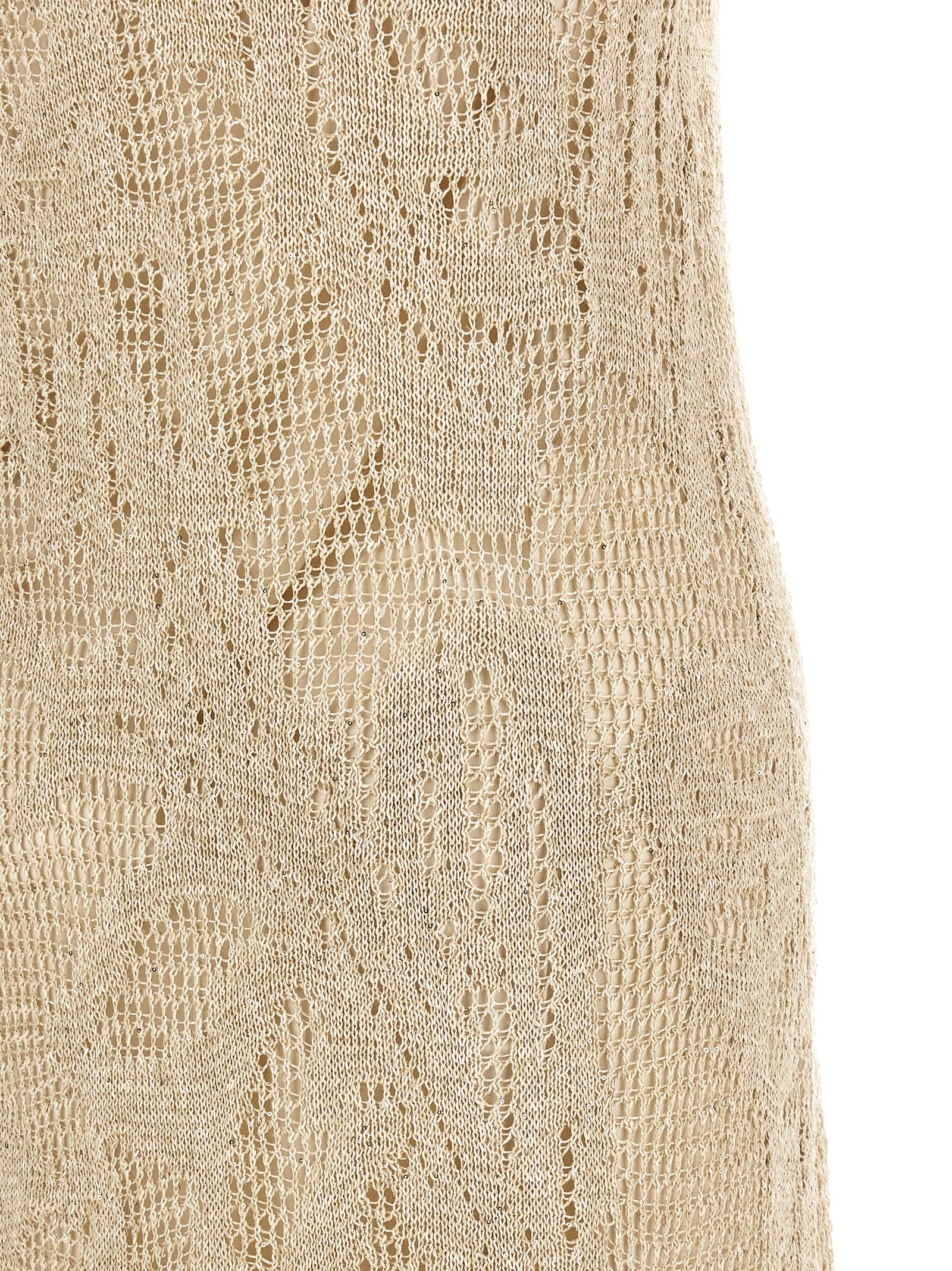 Brunello Cucinelli Beige Linen Long Dress