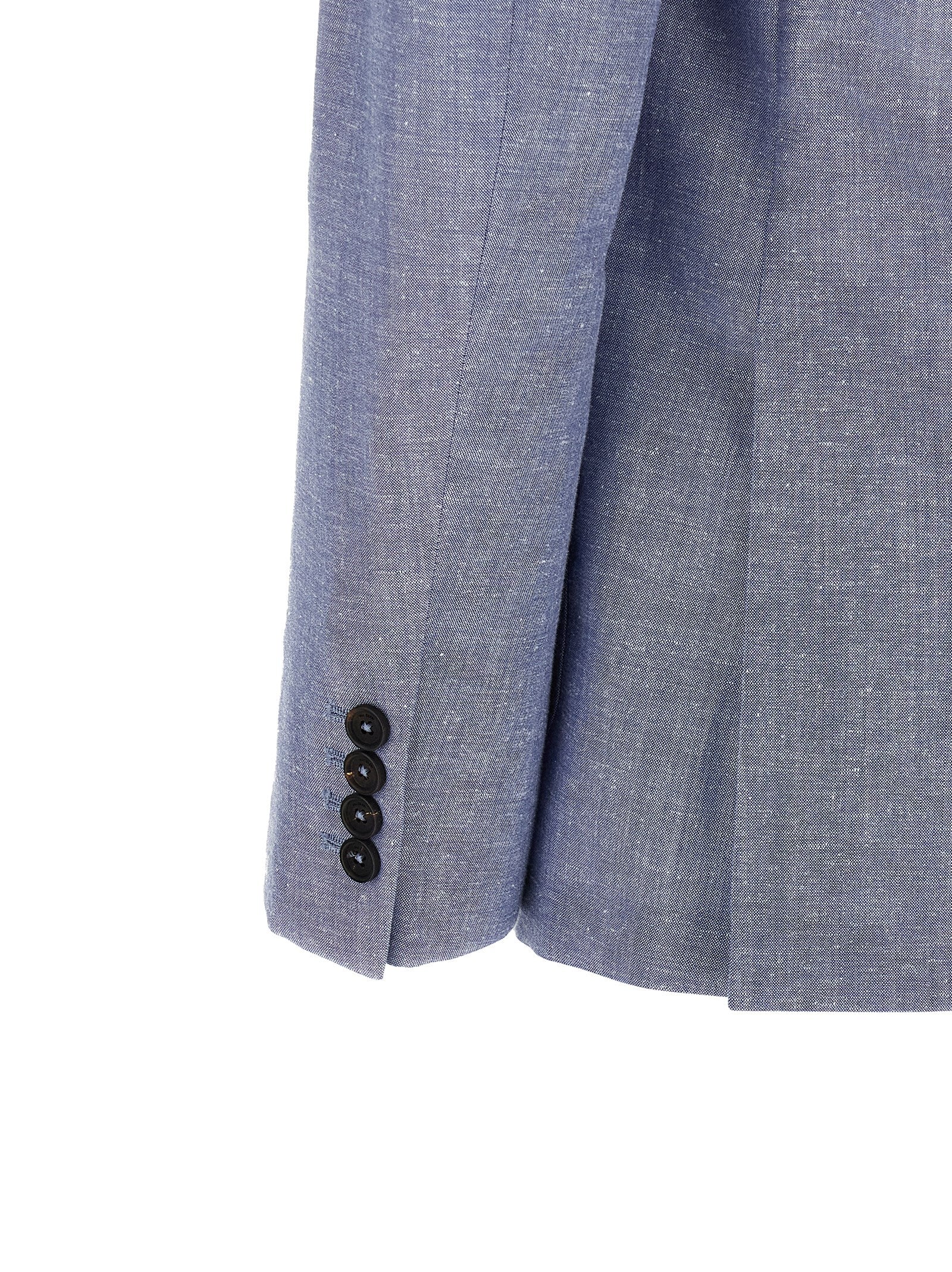 Pal Zileri Blue Wool Blazer