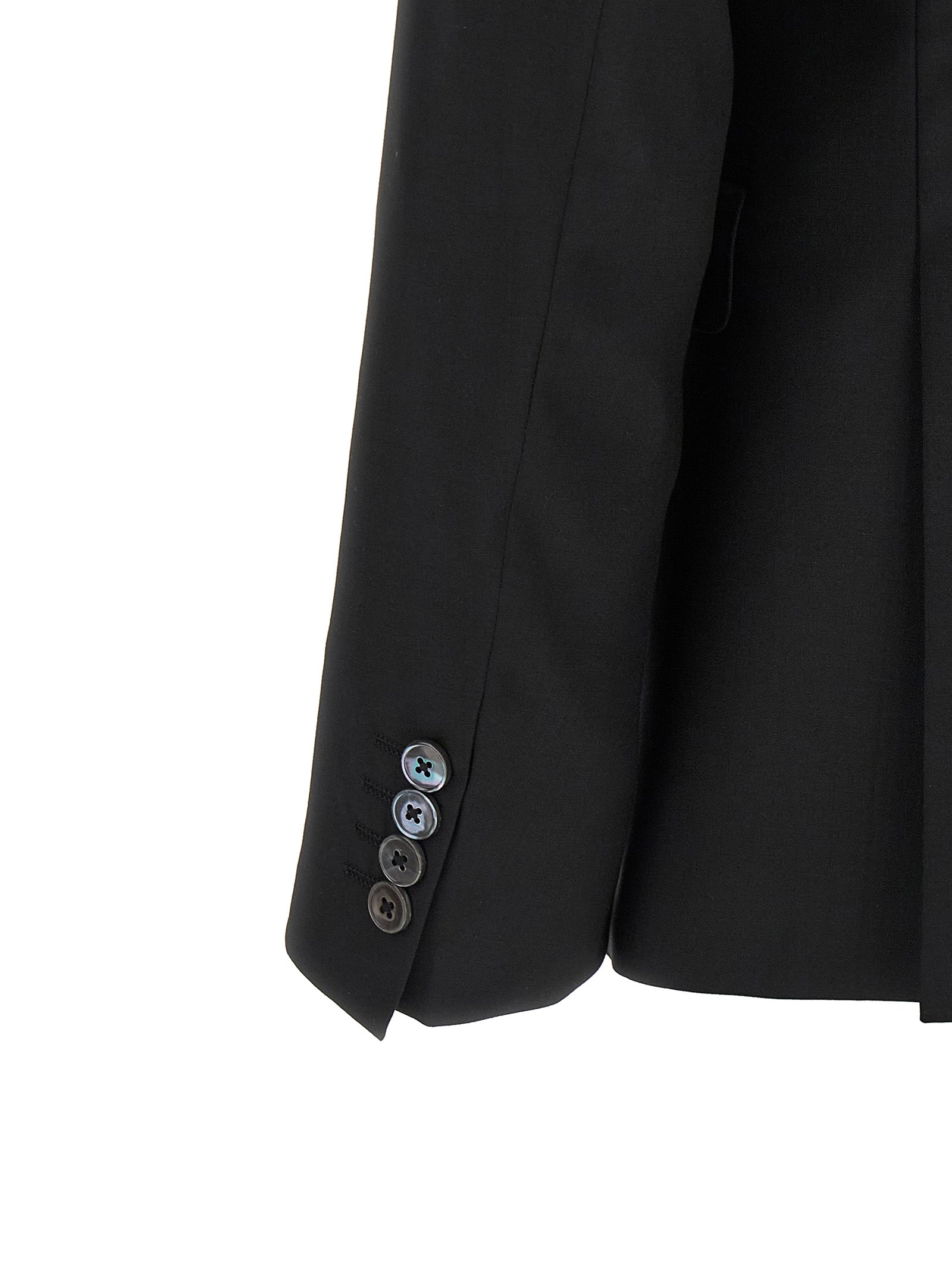 Pal Zileri Black Wool Two-Piece Suit