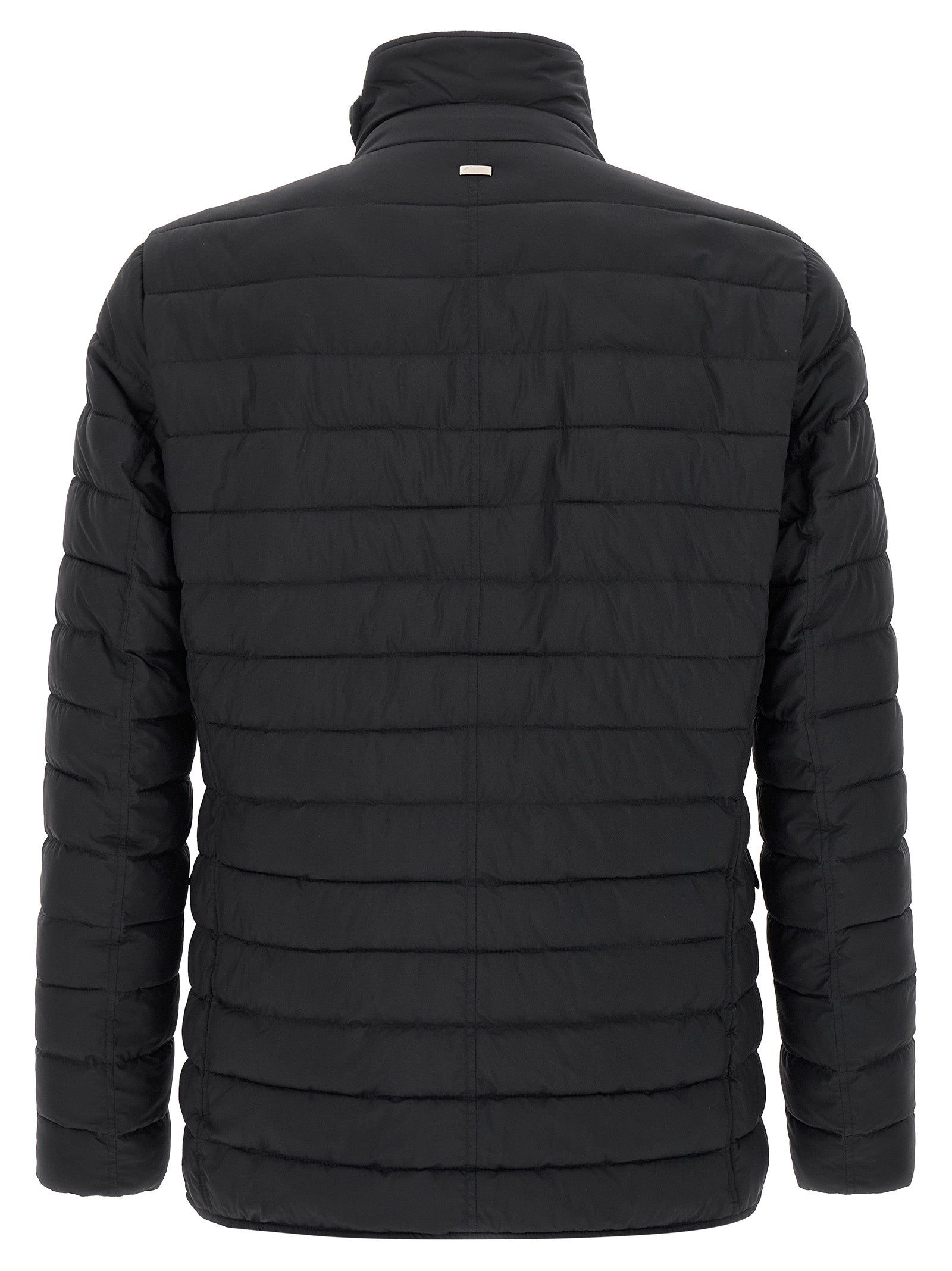 Herno Blue Polyamide Full-Length Jacket