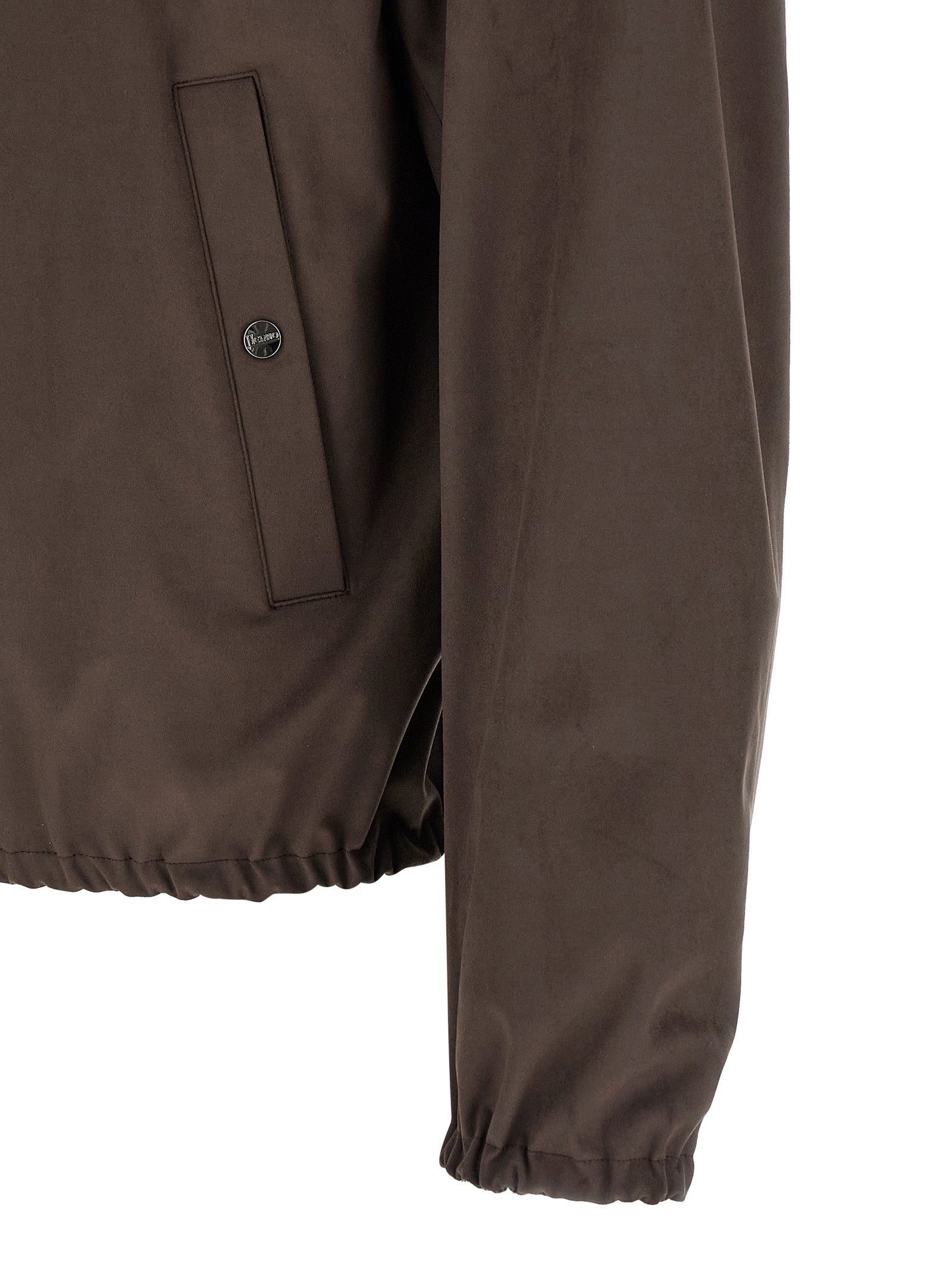 Herno Brown Polyester Jacket