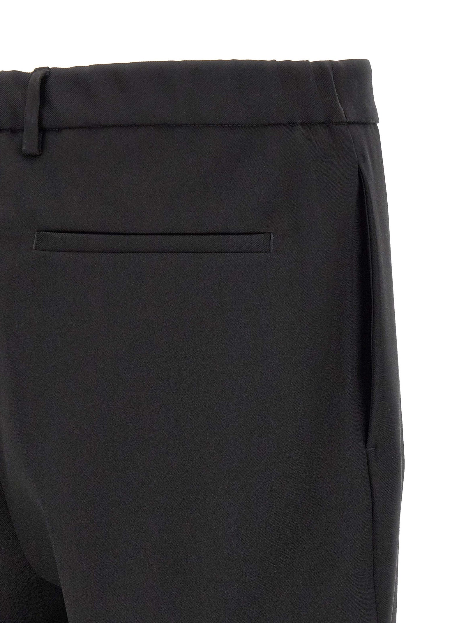 Jil Sander Black Polyester Dress Pants