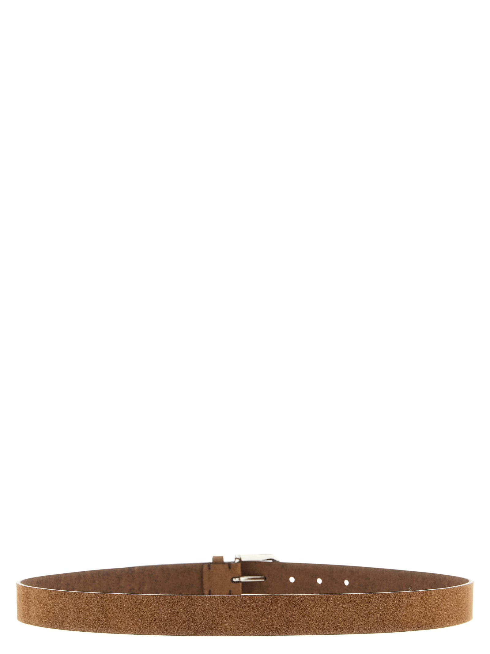 Brunello Cucinelli Brown Bull Skin Regular Belt
