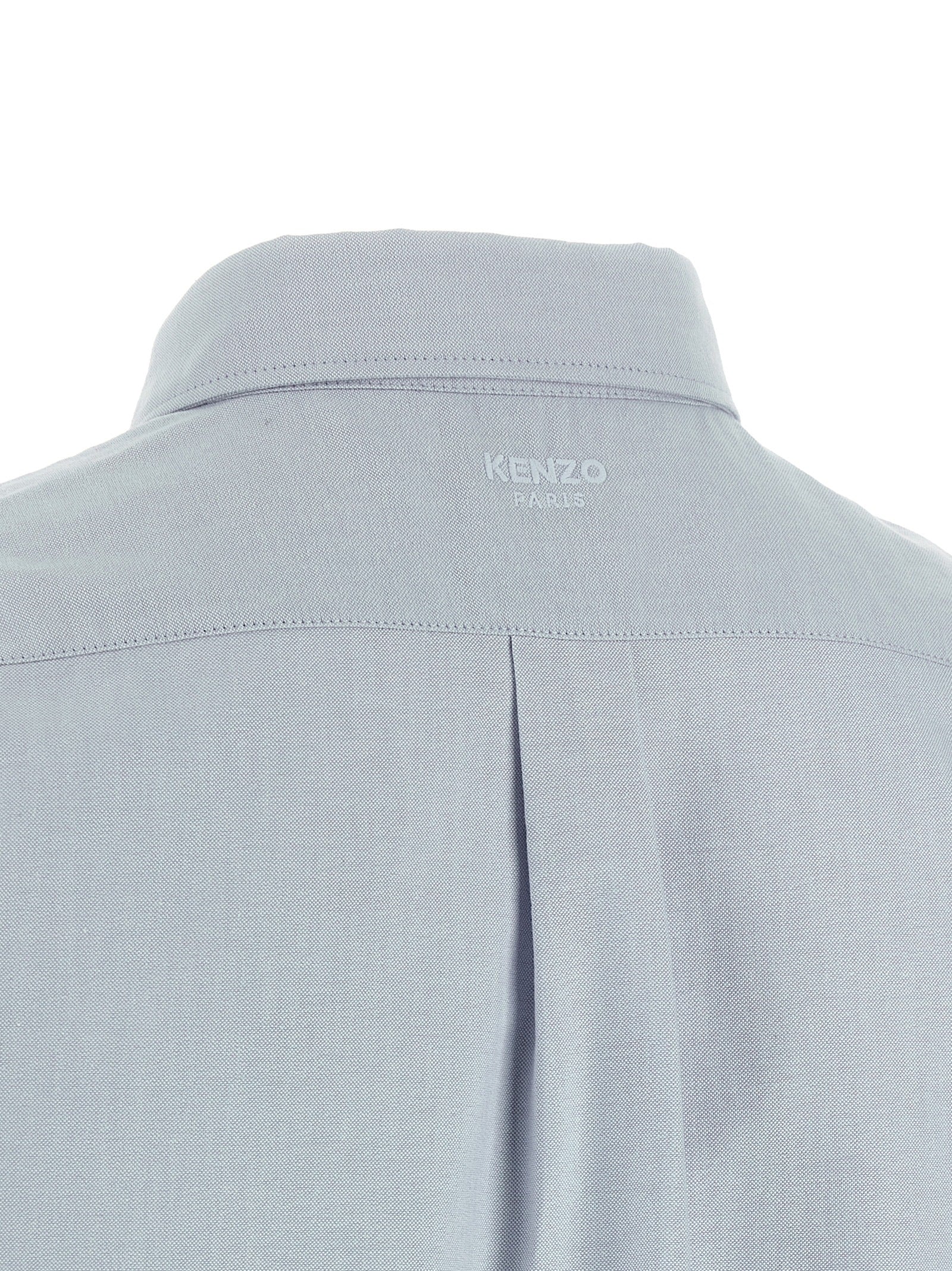 Kenzo Blue Cotton Blouse
