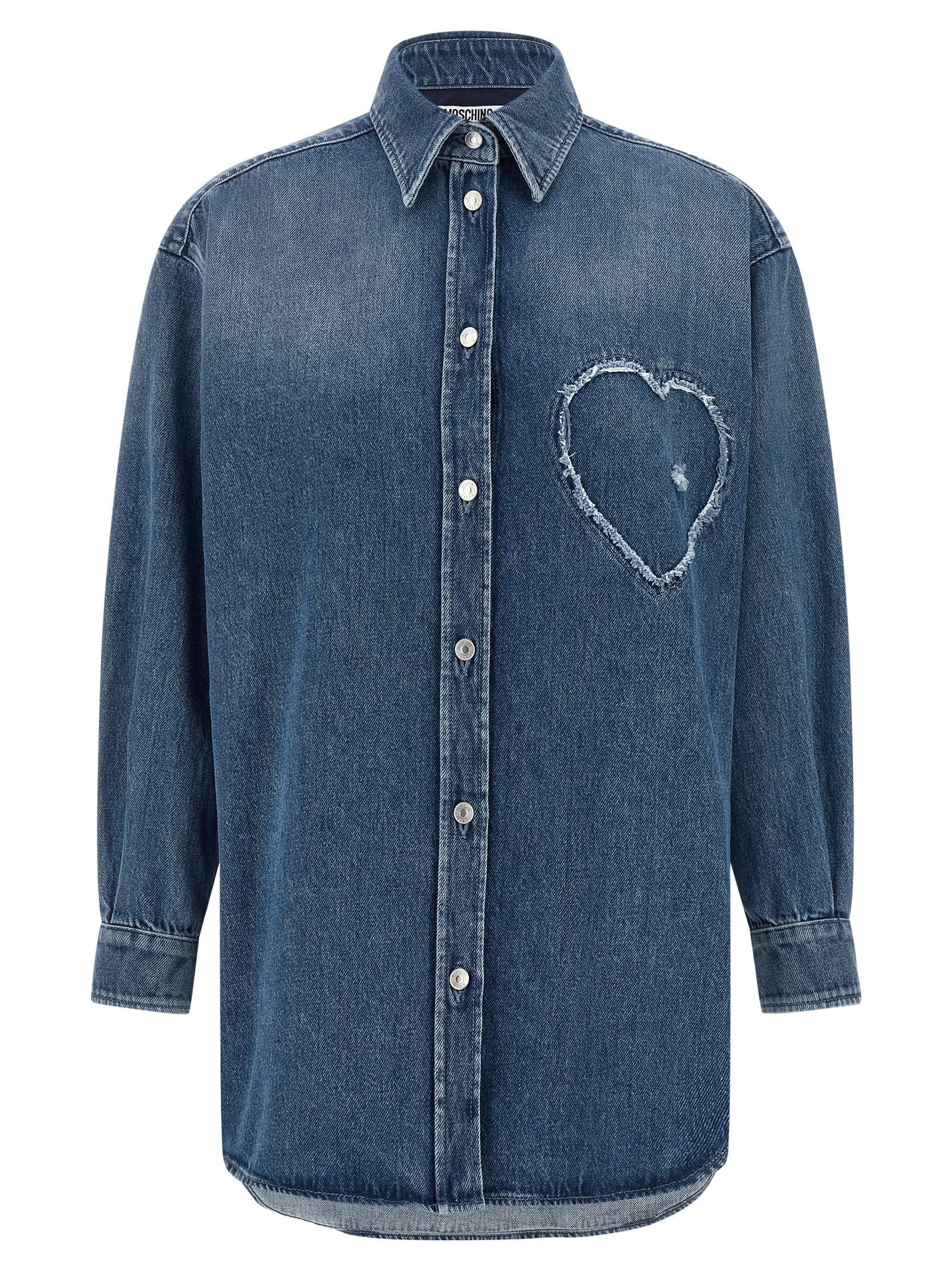 Moschino Blue Cotton Blouse