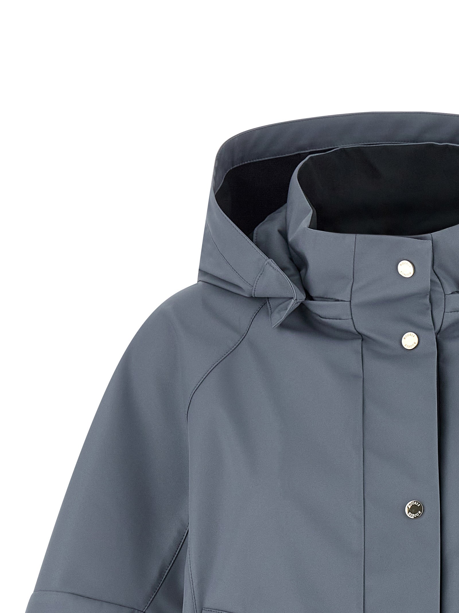 MooRER Blue Polyester Shell Jacket