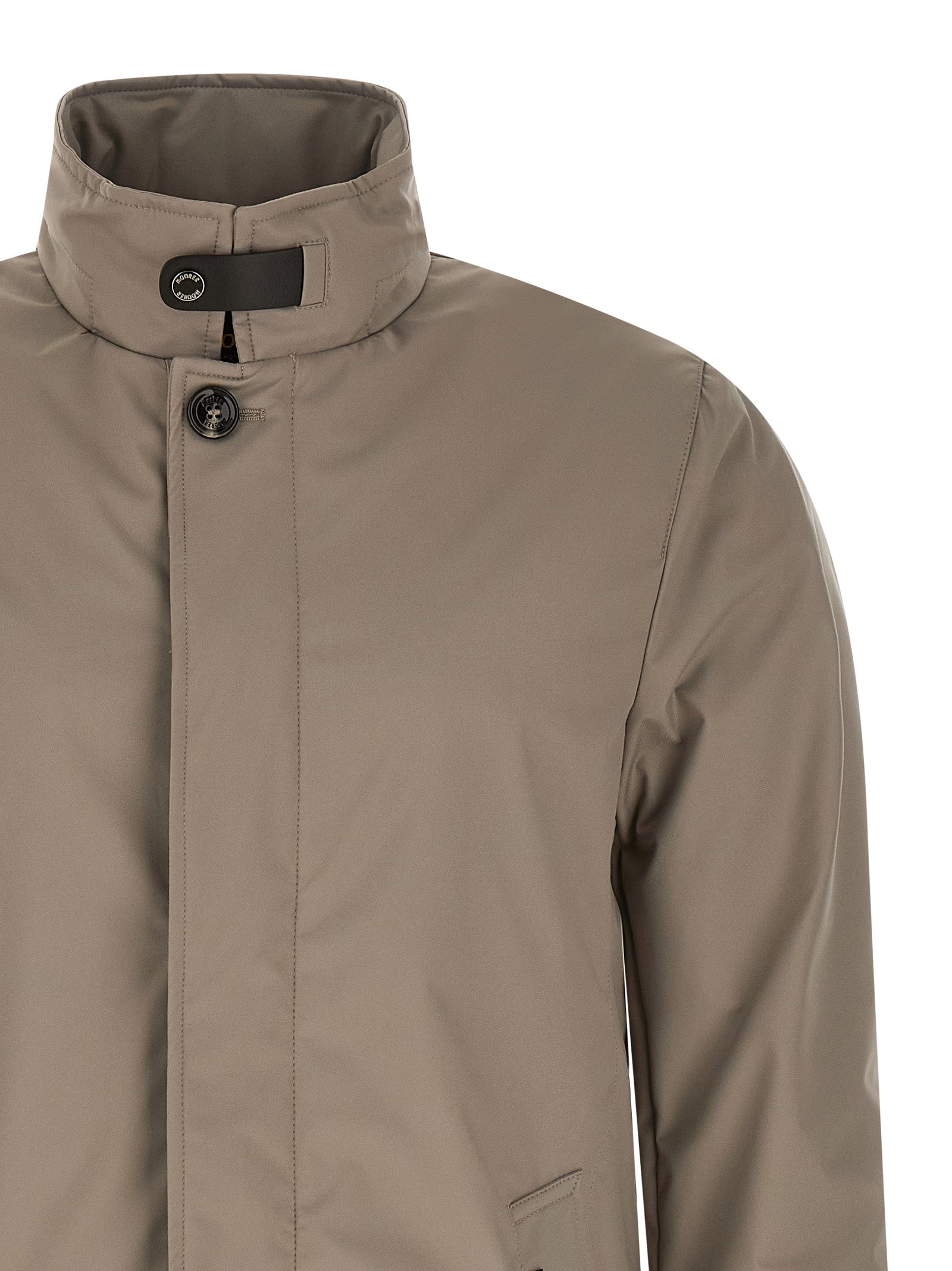 MooRER Gray Polyester Shell Jacket