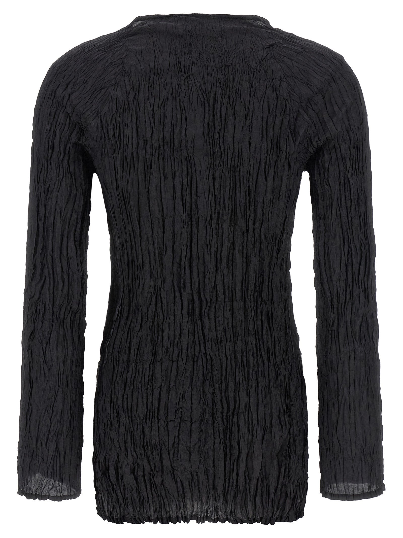 P.A.R.O.S.H. Black Silk Blouse