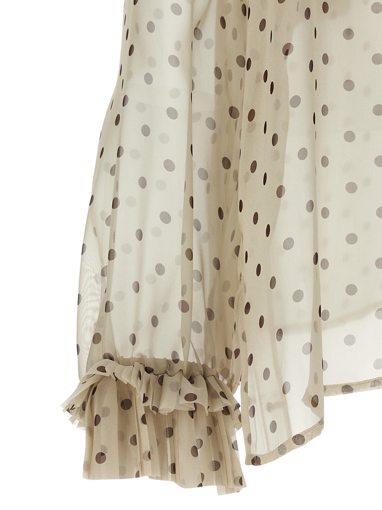 P.A.R.O.S.H. Beige Polyester Blouse