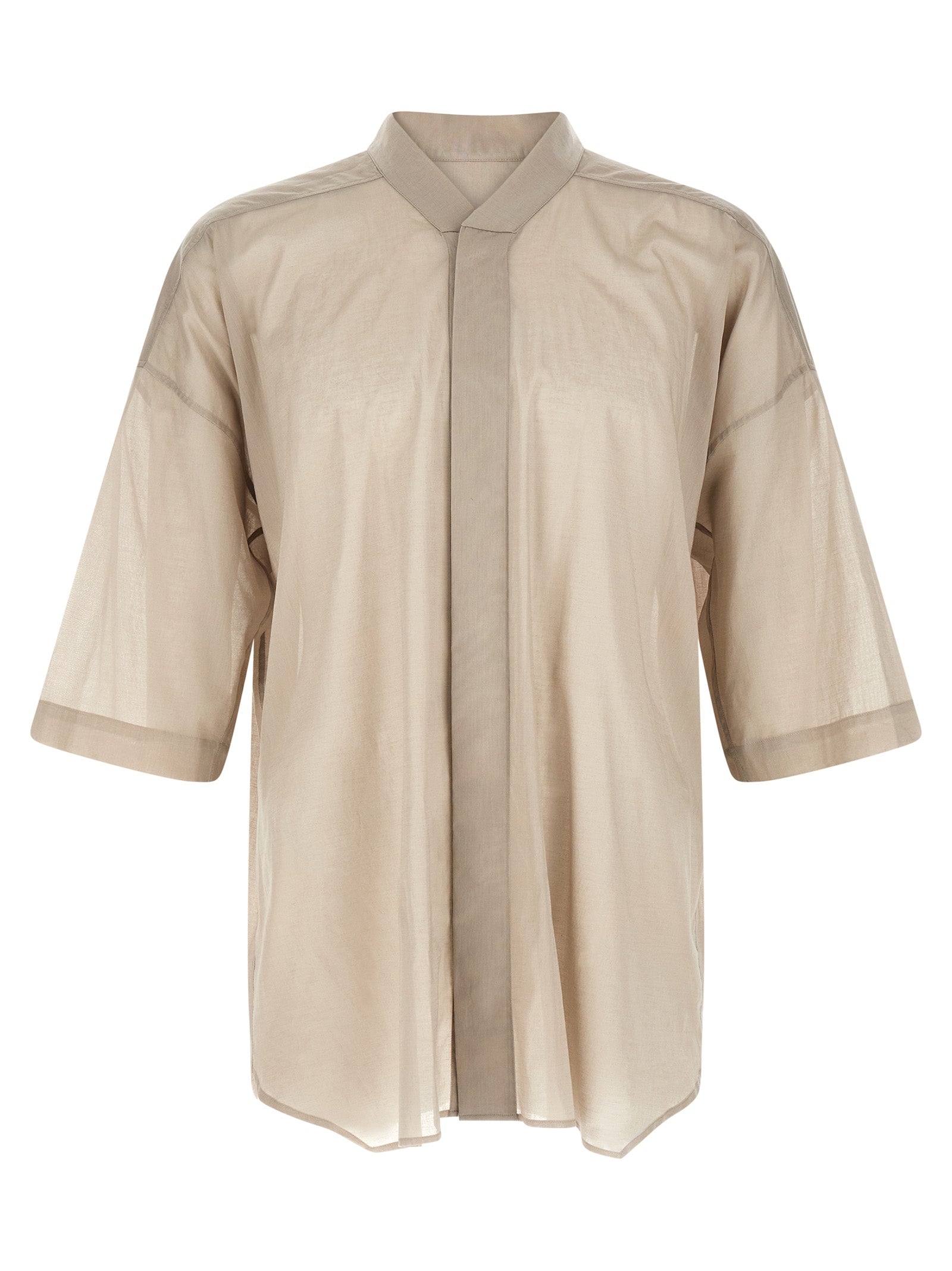 Rick Owens Gray Cotton Blouse