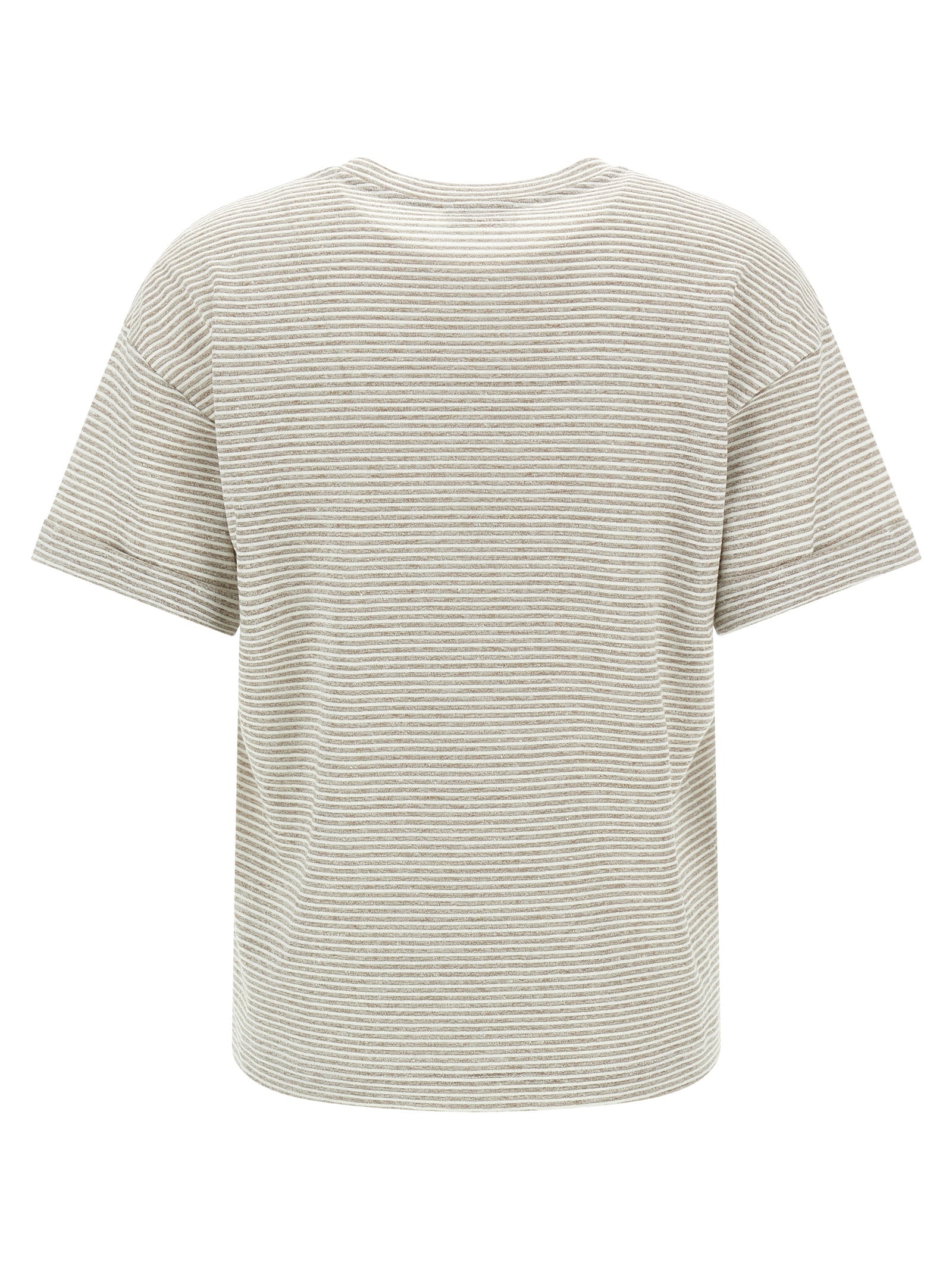 Peserico Beige Linen T-Shirt