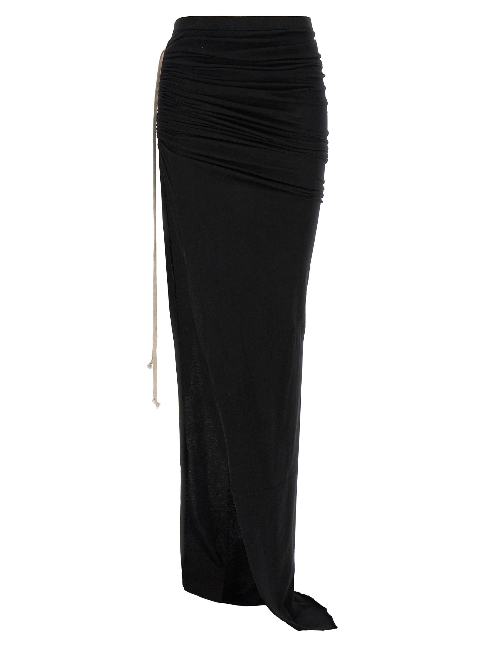 DRKSHDW Black Cotton Mini Skirt