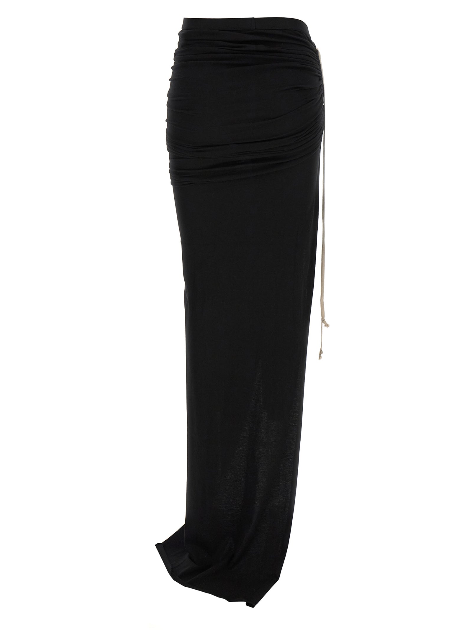 DRKSHDW Black Cotton Mini Skirt