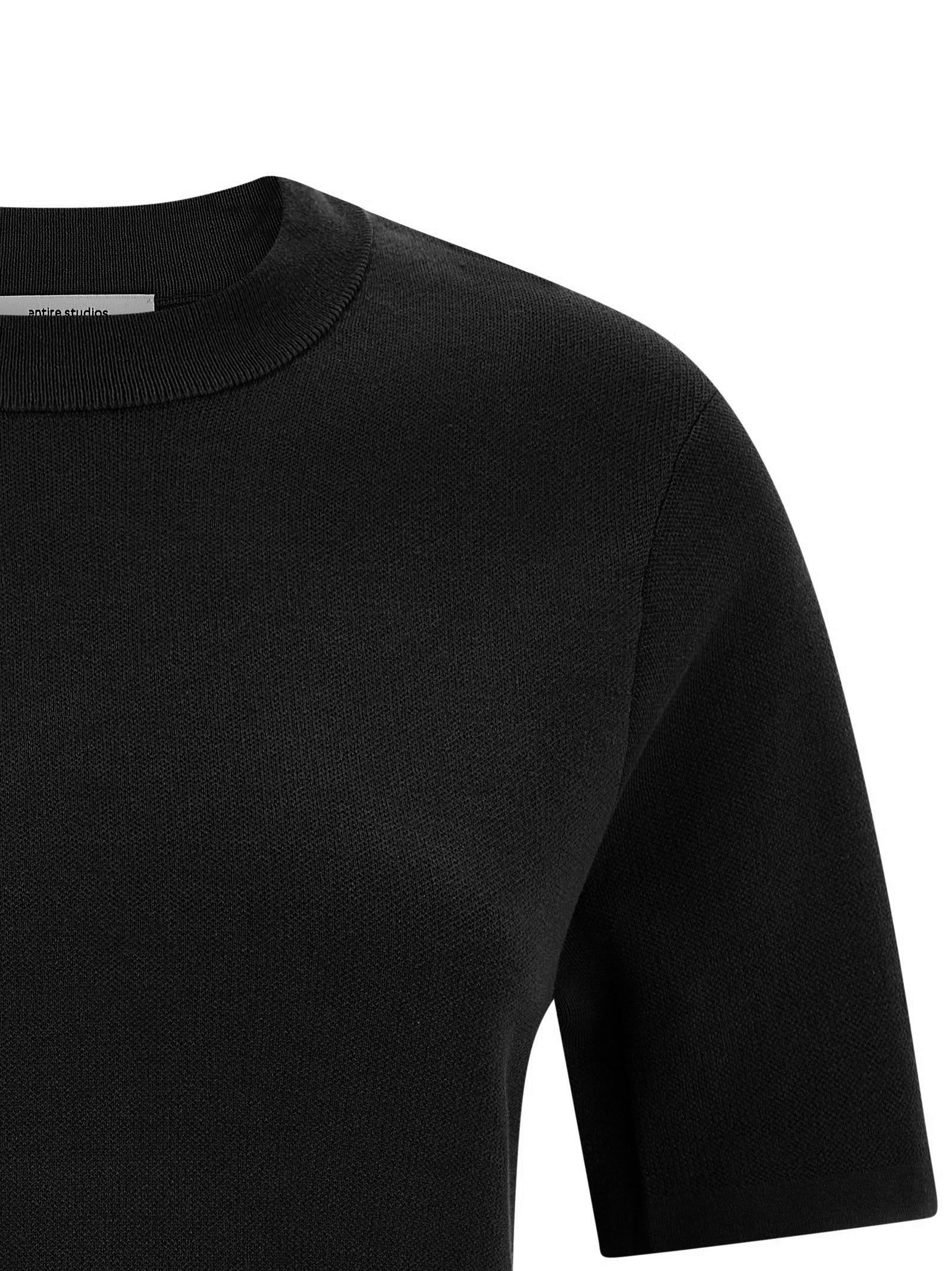 Entire Studios Black Cotton T-Shirt