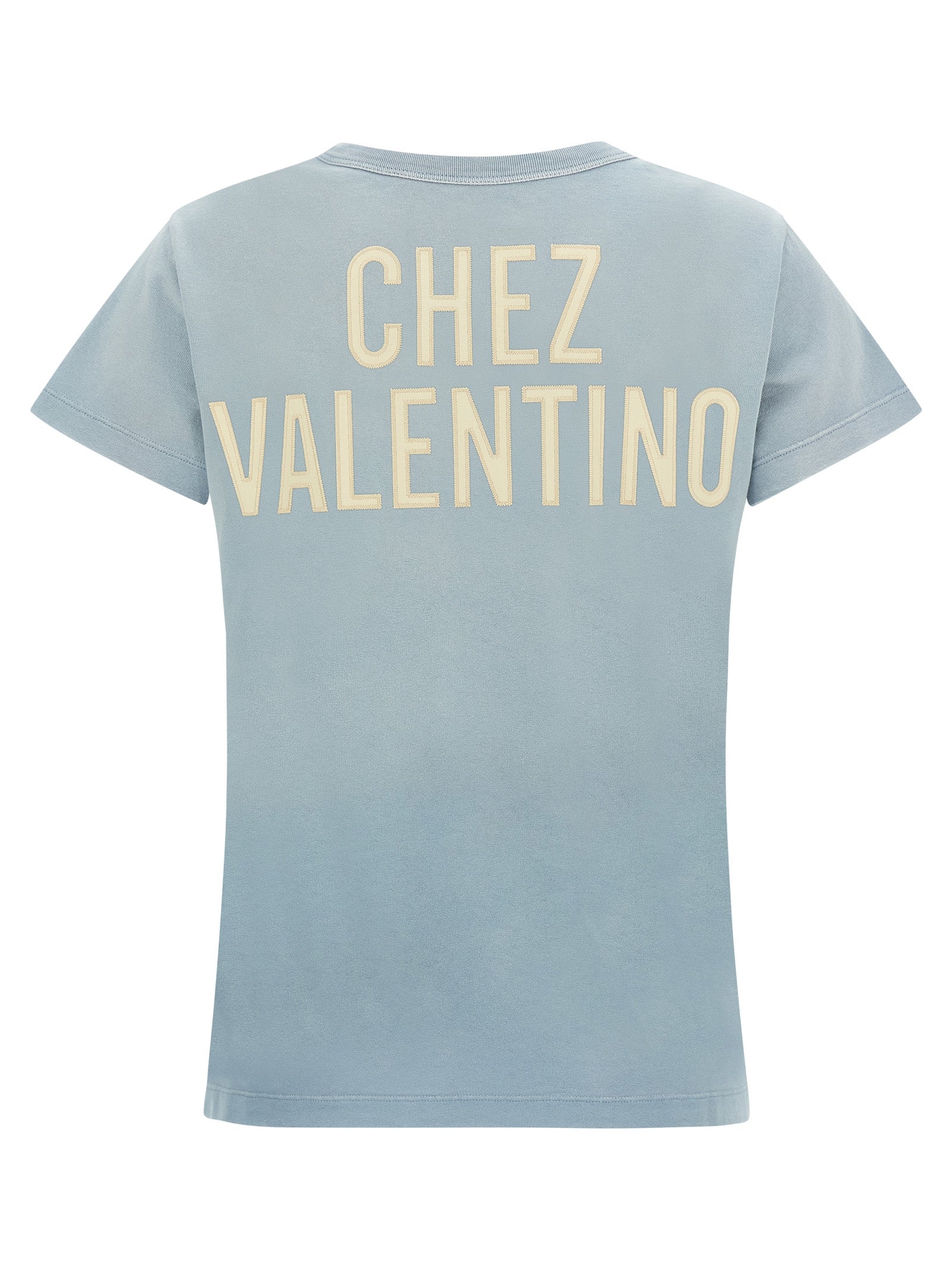 Valentino Garavani Blue Cotton T-Shirt